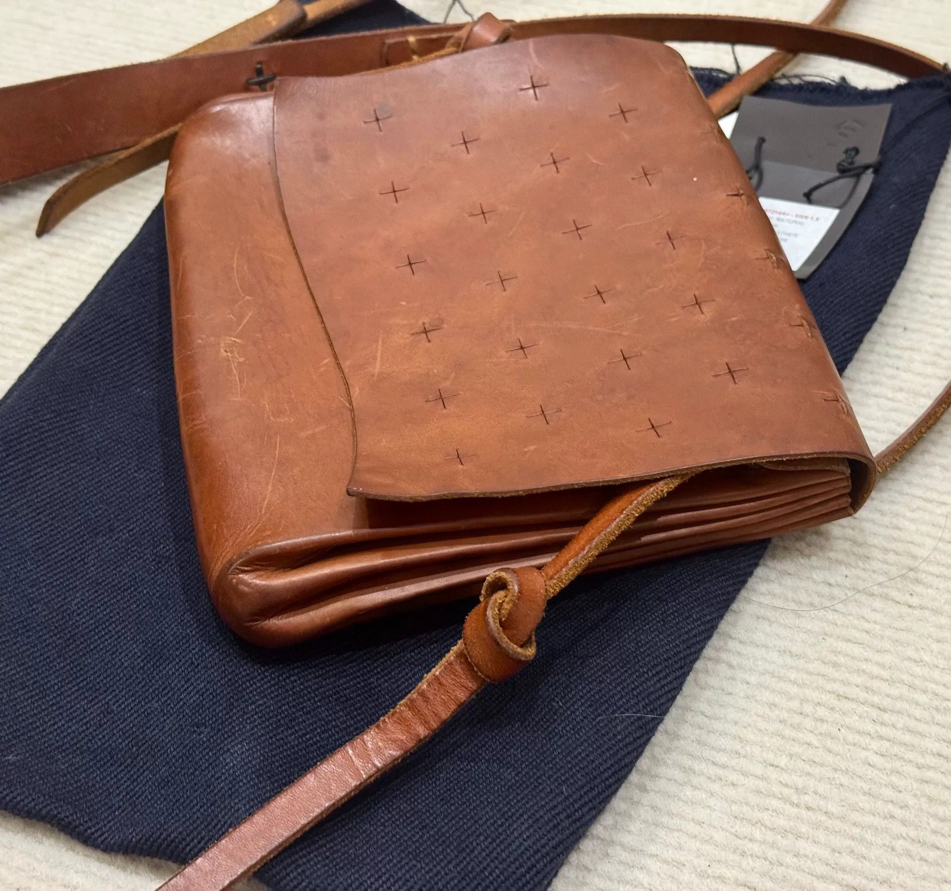 Ma+ M.A+ Maurizio Amadei Leather Envelope Bag Size ONE SIZE - 7 Thumbnail