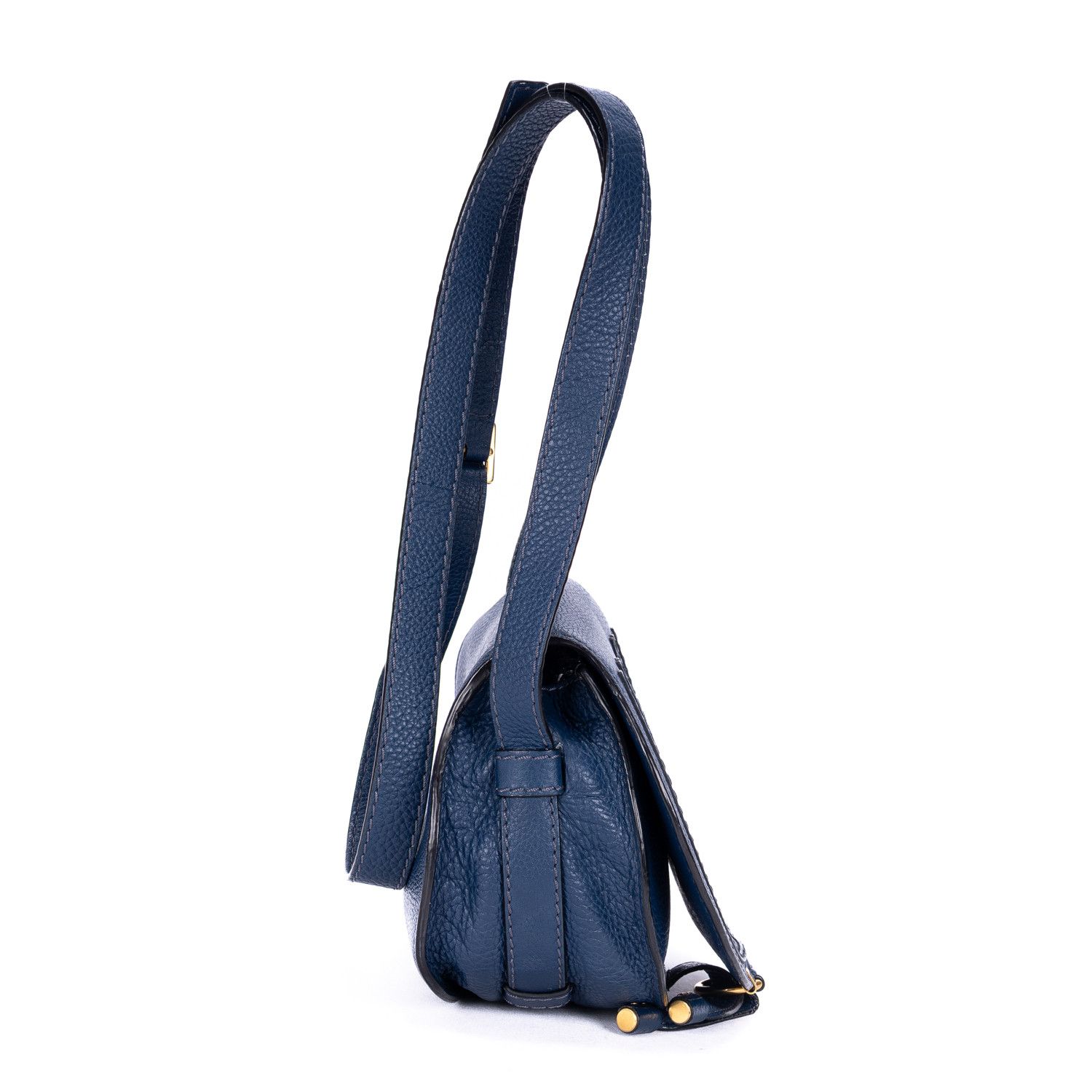 Chloe Small Marcie Saddle Small Size ONE SIZE - 4 Thumbnail
