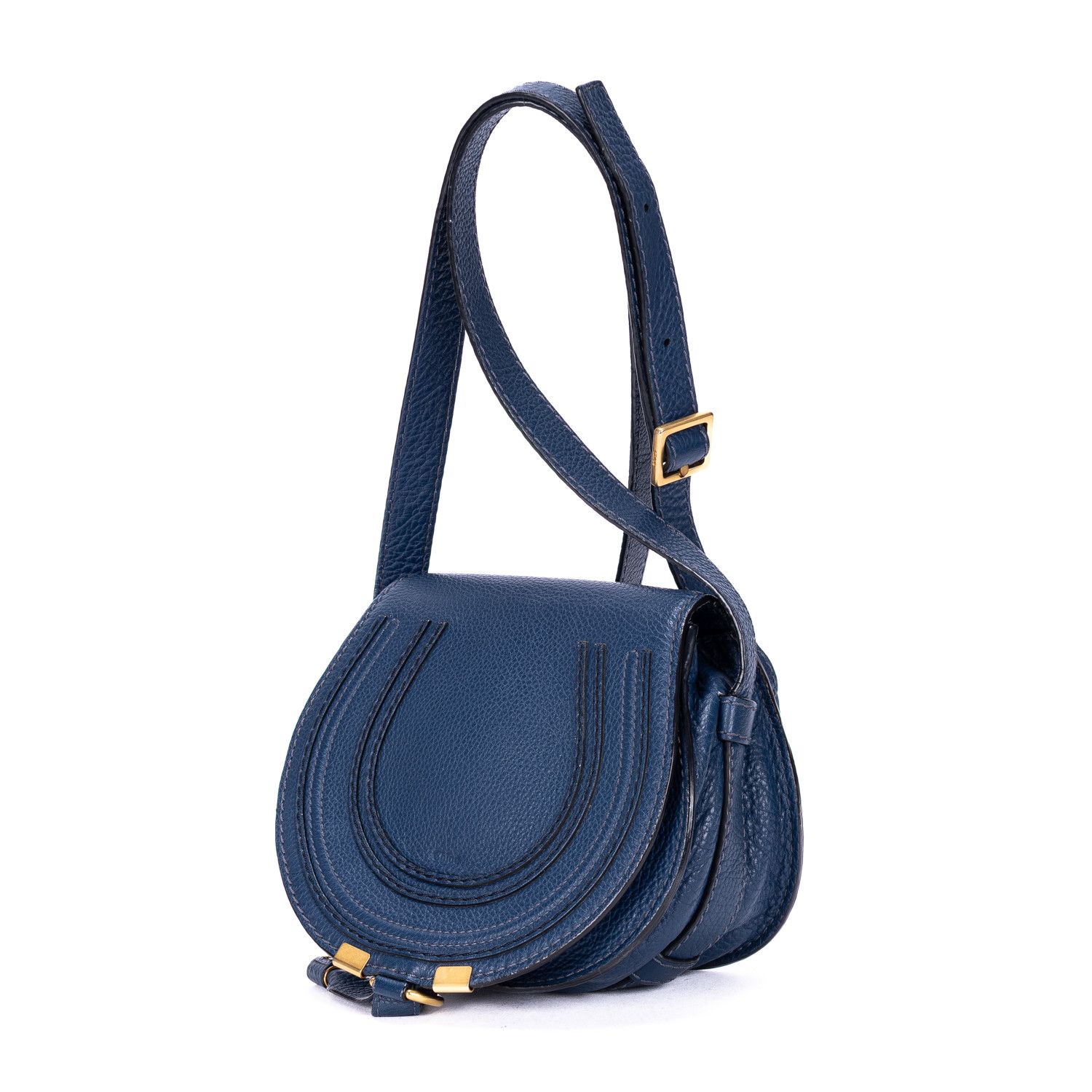 Chloe Small Marcie Saddle Small Size ONE SIZE - 2 Thumbnail