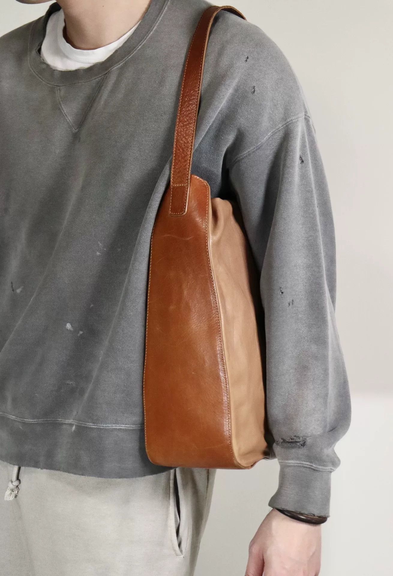 Maison Margiela Maison Margiela Archive Patchwork Leather Shoulder Bag Size ONE SIZE - 2 Thumbnail