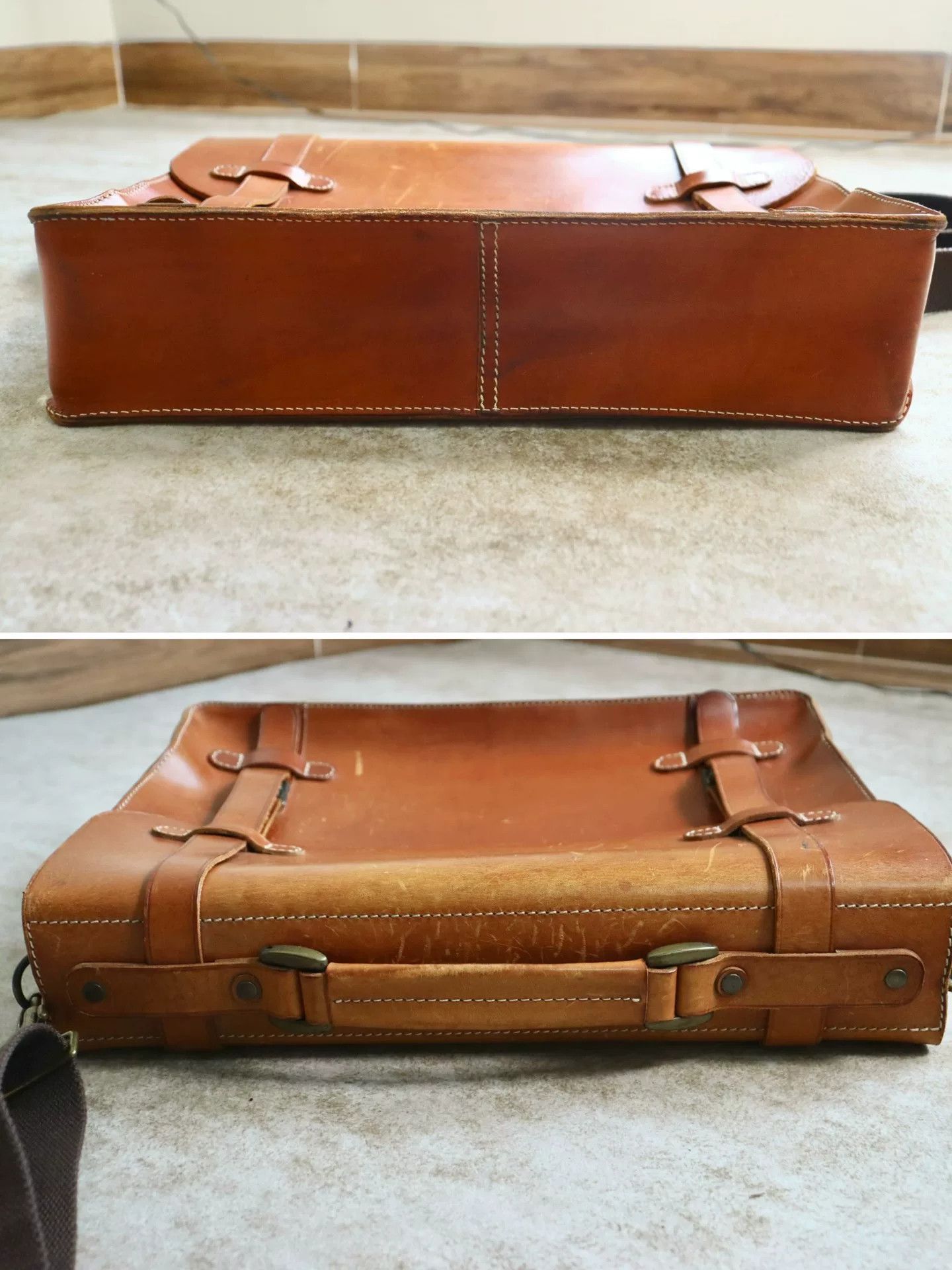Maison Margiela Maison Margiela Crazy Horse Leather Briefcase Size ONE SIZE - 5 Thumbnail