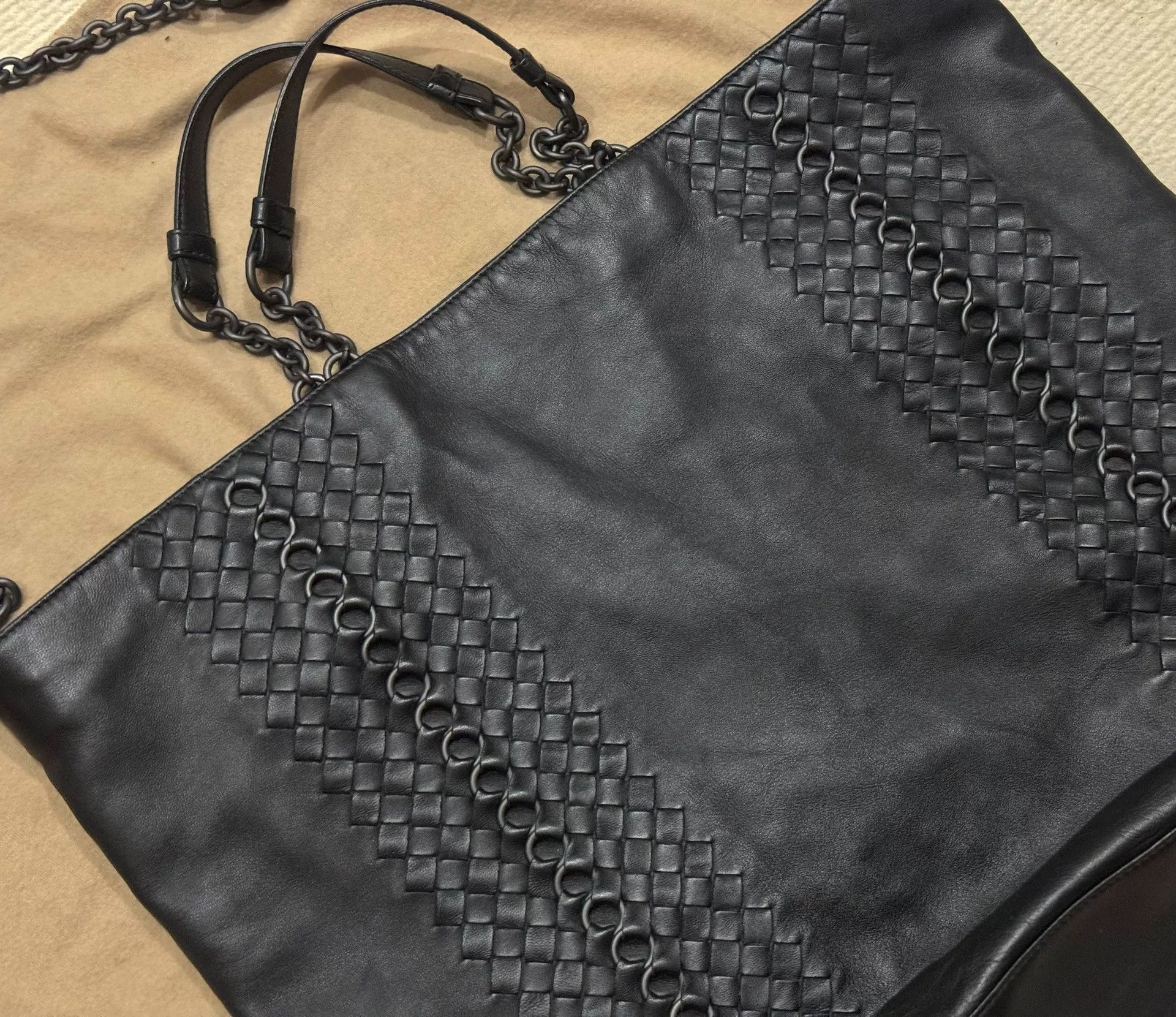 Bottega Veneta Bottega Veneta Limited Woven Leather Crossbody Bag Size ONE SIZE - 8 Thumbnail