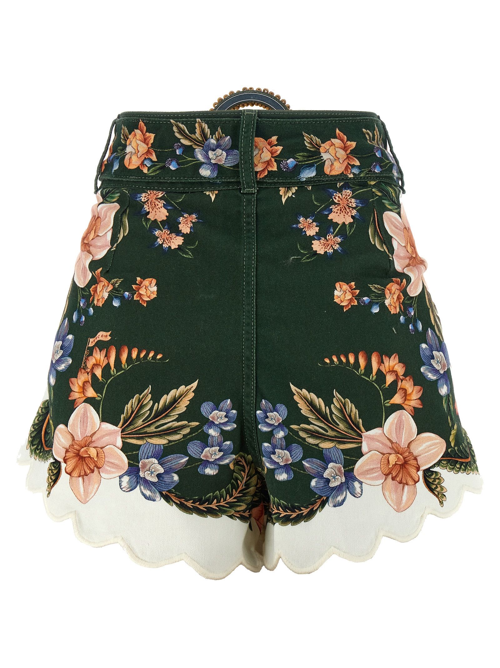 Farm Rio 'Green Berry Garden' shorts Size 24" / US 00 / IT 34 - 2 Thumbnail