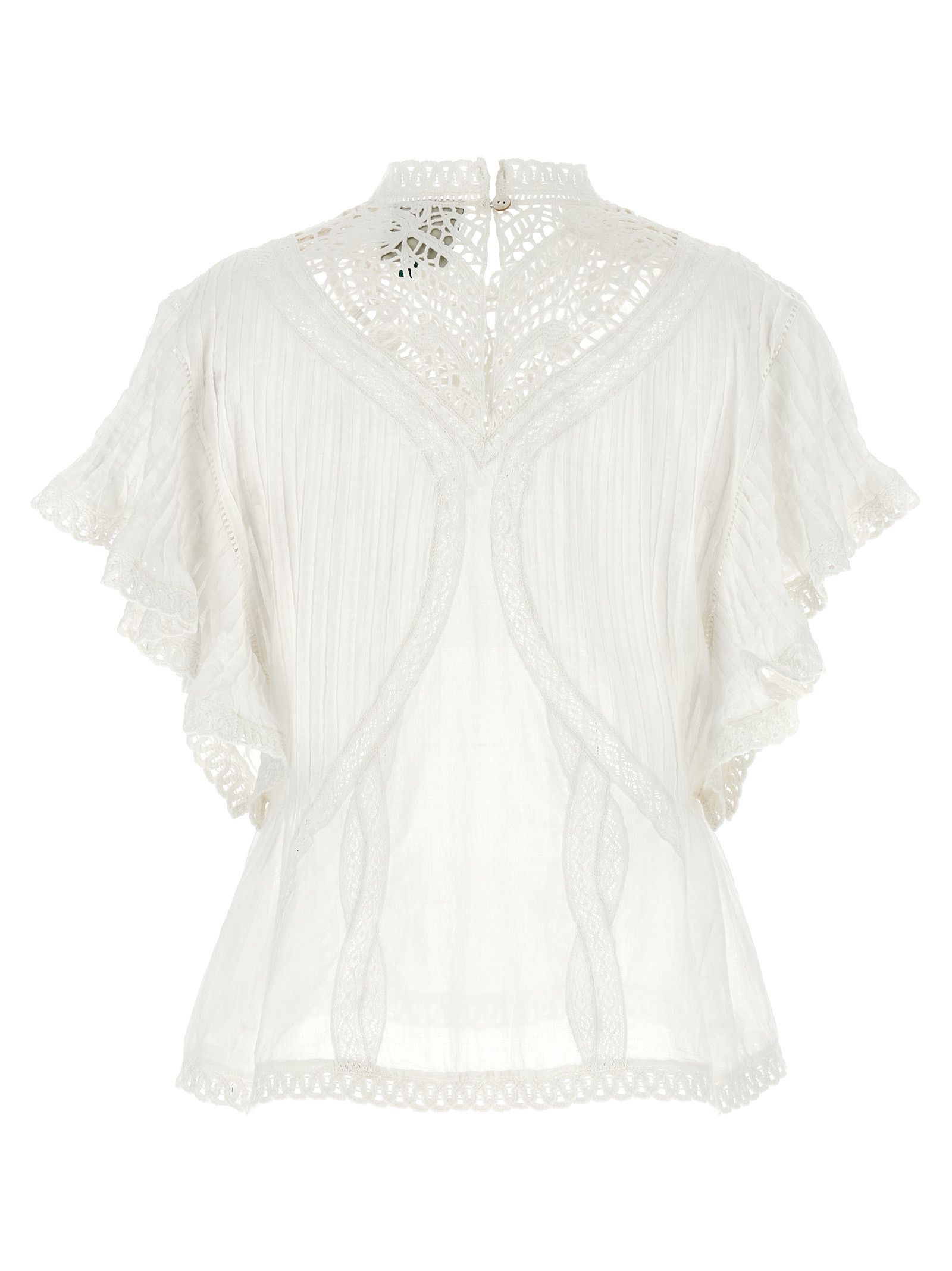 Farm Rio Openwork detail blouse Size S / US 4 / IT 40 - 2 Thumbnail