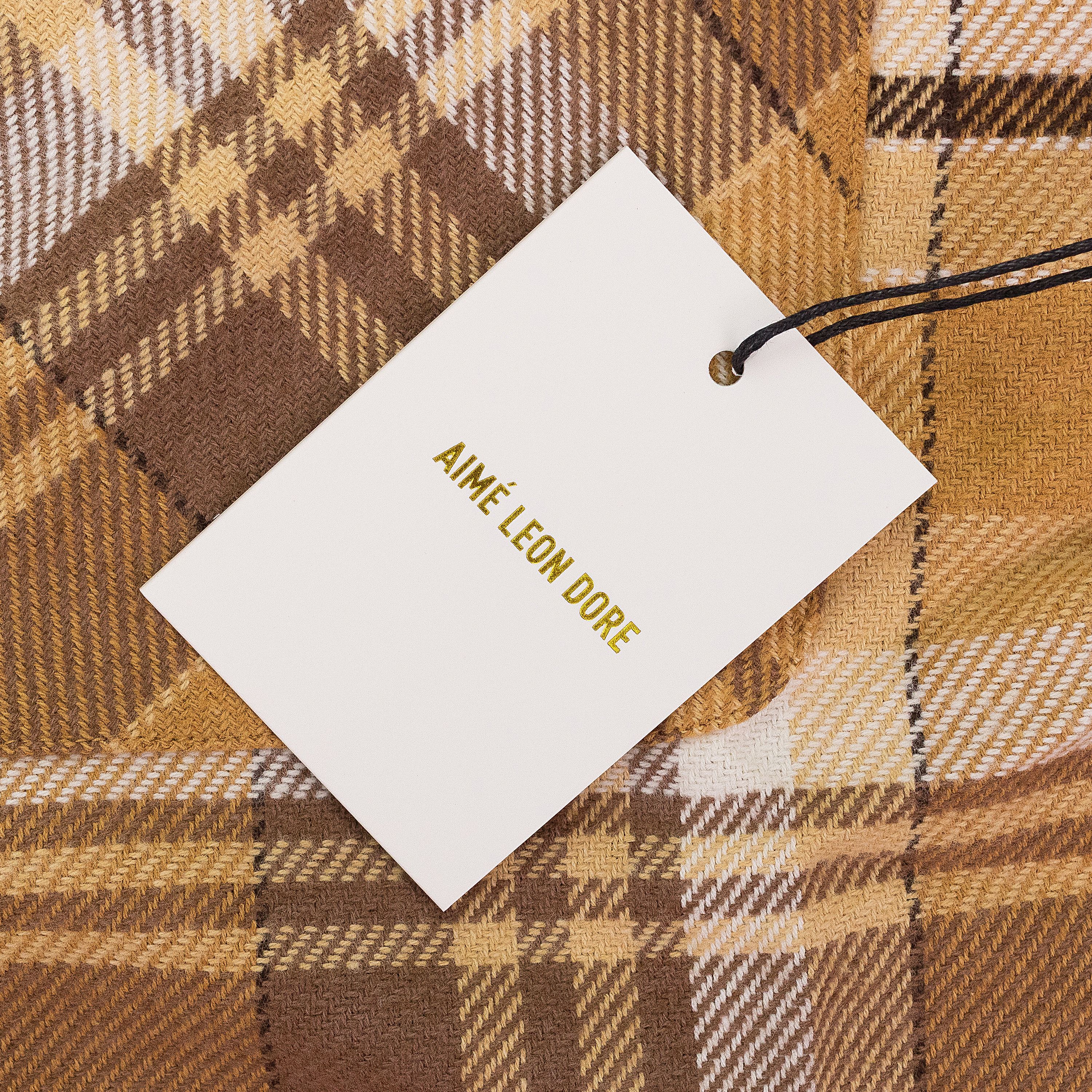 Aime Leon Dore Aime Leon Dore BROWN PLAID COTTON BUTTON-DOWN SHIRT SIZE M Size US M / EU 48-50 / 2 - 5 Thumbnail