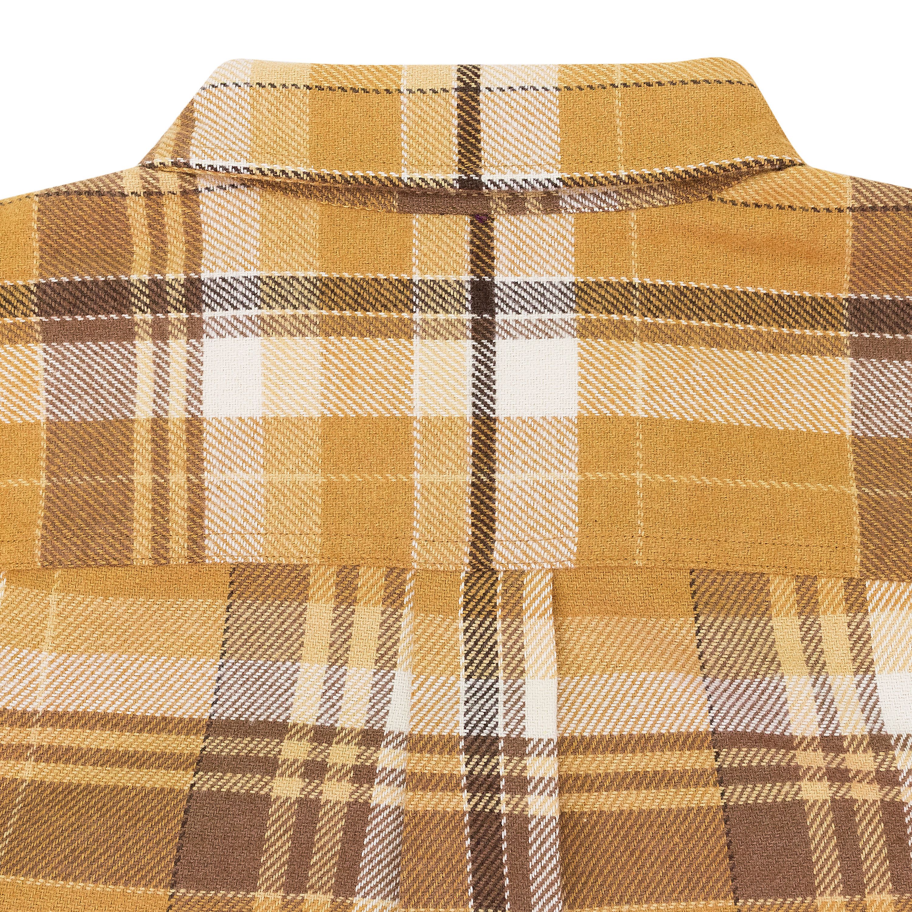 Aime Leon Dore Aime Leon Dore BROWN PLAID COTTON BUTTON-DOWN SHIRT SIZE M Size US M / EU 48-50 / 2 - 4 Thumbnail