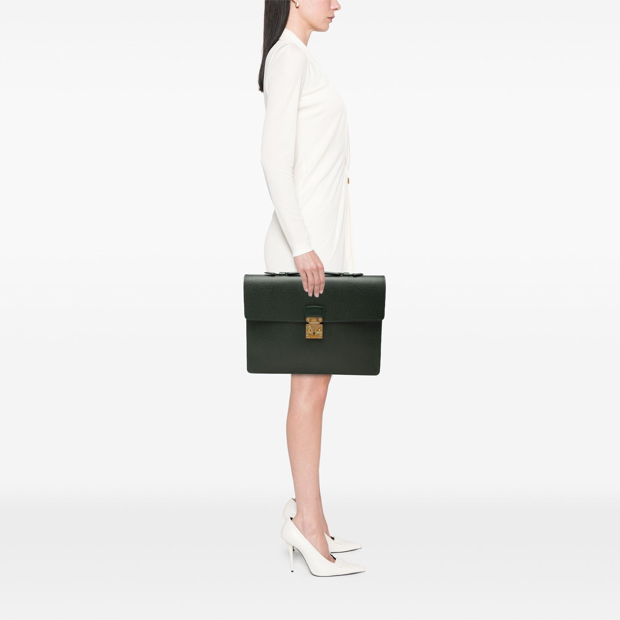 Louis Vuitton Taiga Serviette Kourad Briefcase Size ONE SIZE - 7 Thumbnail