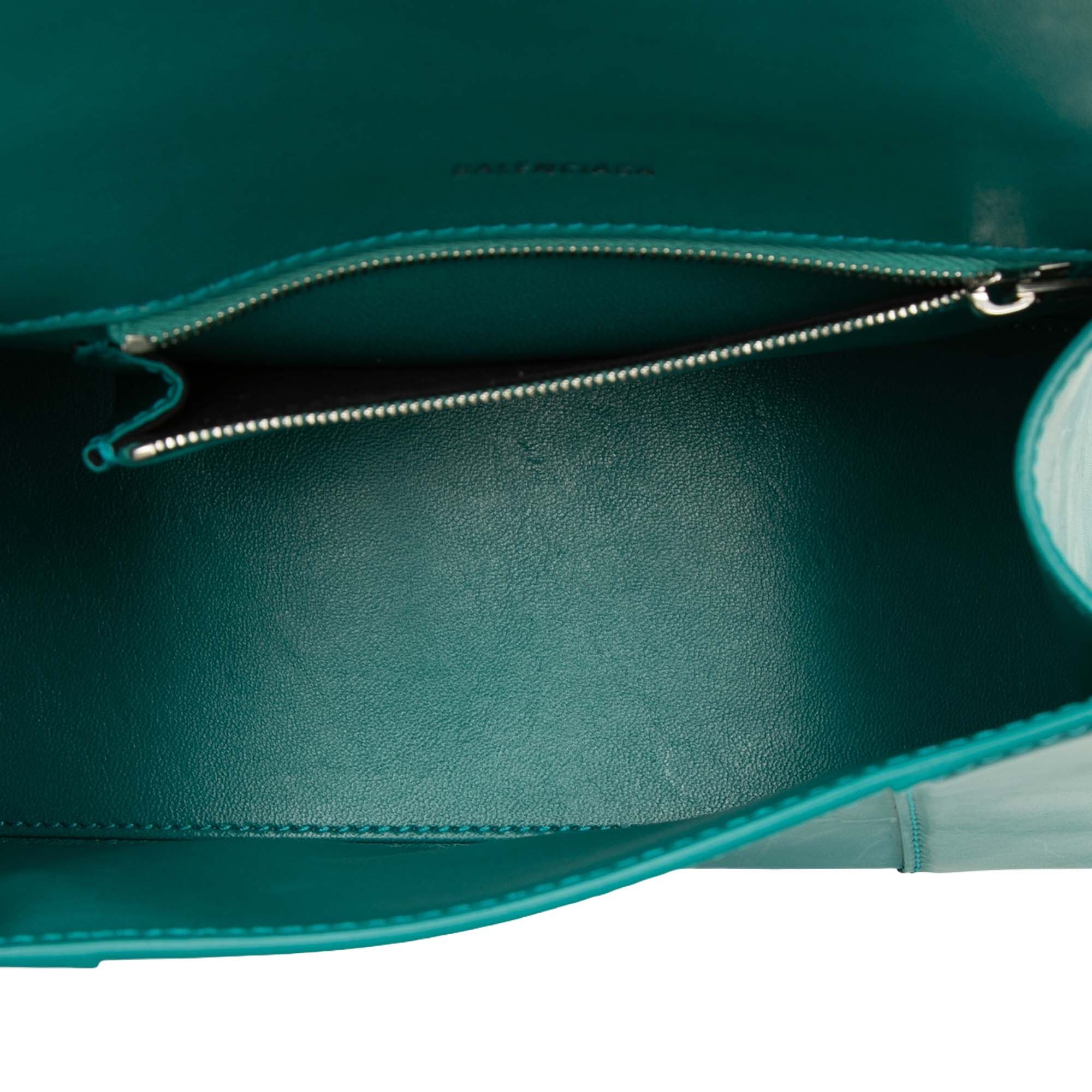 Balenciaga Small Shiny Box Calfskin Hourglass Top Handle Bag Size ONE SIZE - 4 Thumbnail