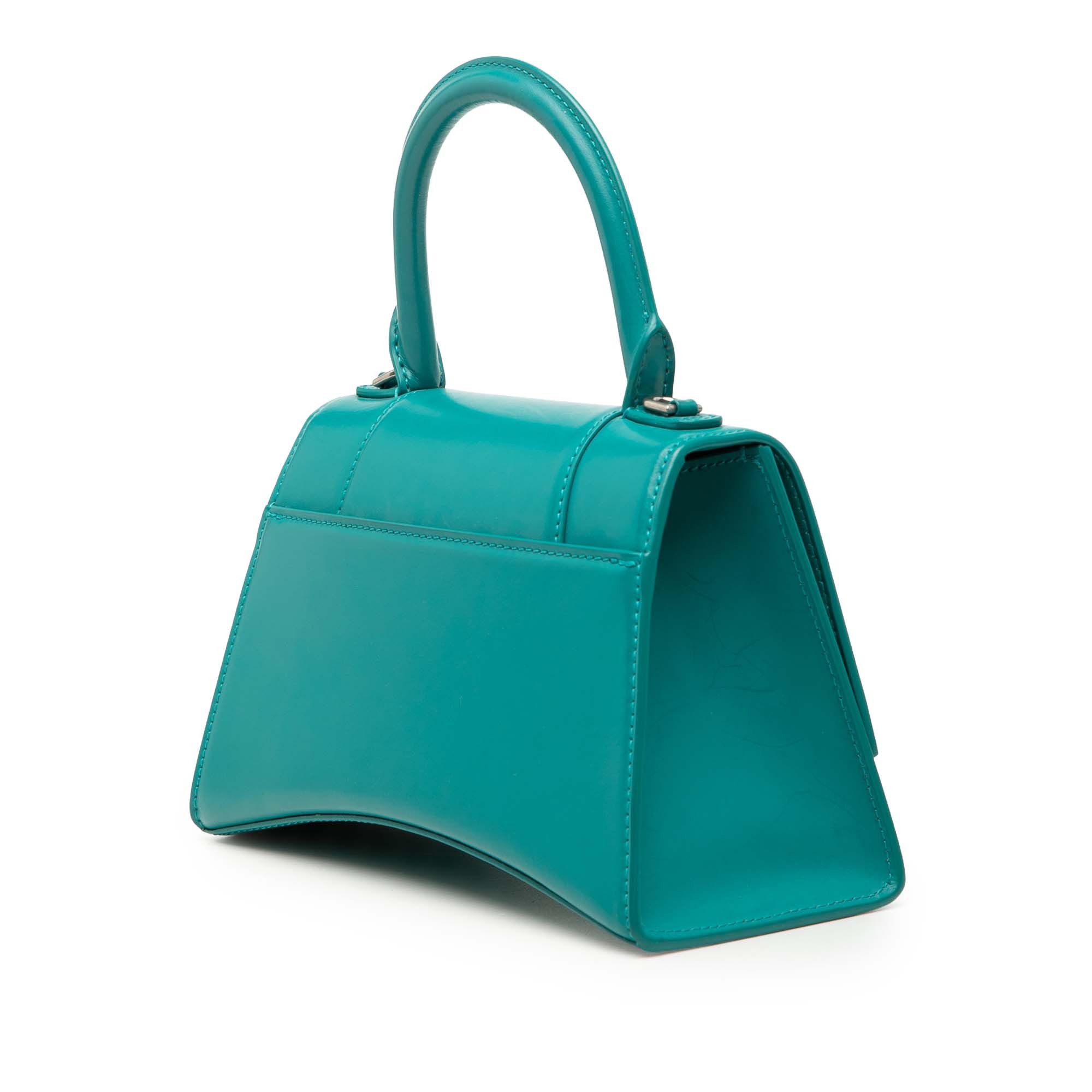 Balenciaga Small Shiny Box Calfskin Hourglass Top Handle Bag Size ONE SIZE - 2 Thumbnail