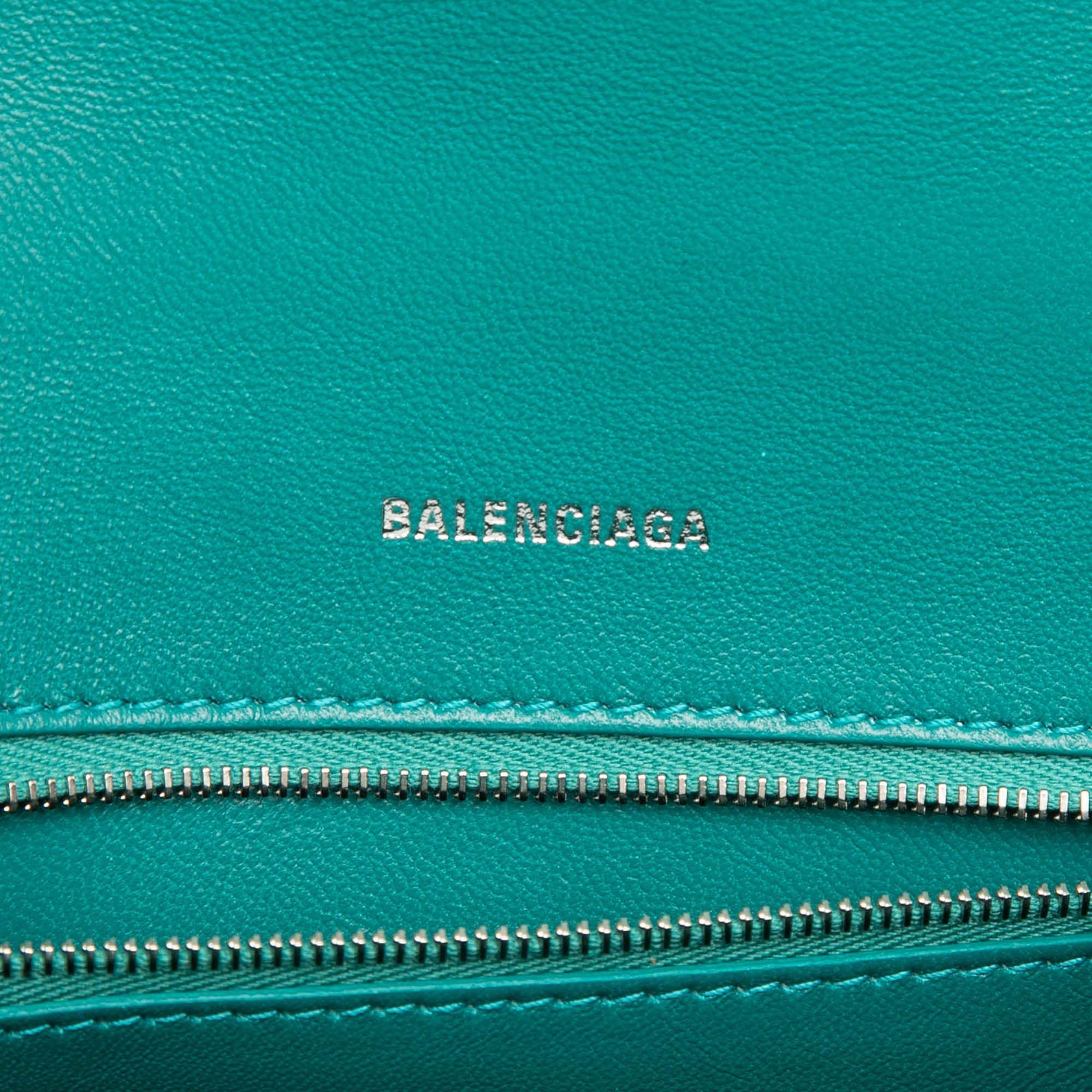 Balenciaga Small Shiny Box Calfskin Hourglass Top Handle Bag Size ONE SIZE - 5 Thumbnail