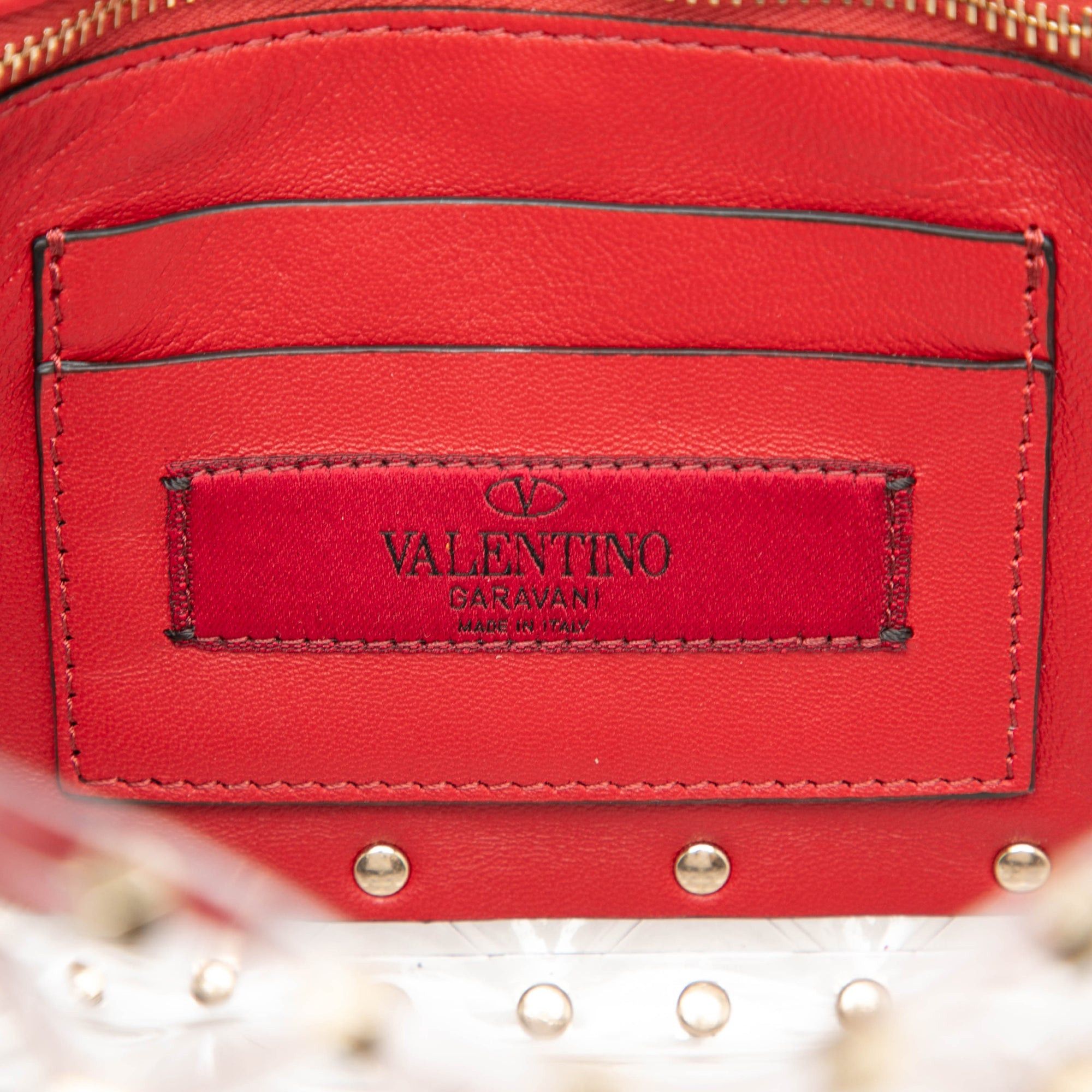 Valentino Medium PVC Rockstud Spike Satchel Size ONE SIZE - 5 Thumbnail