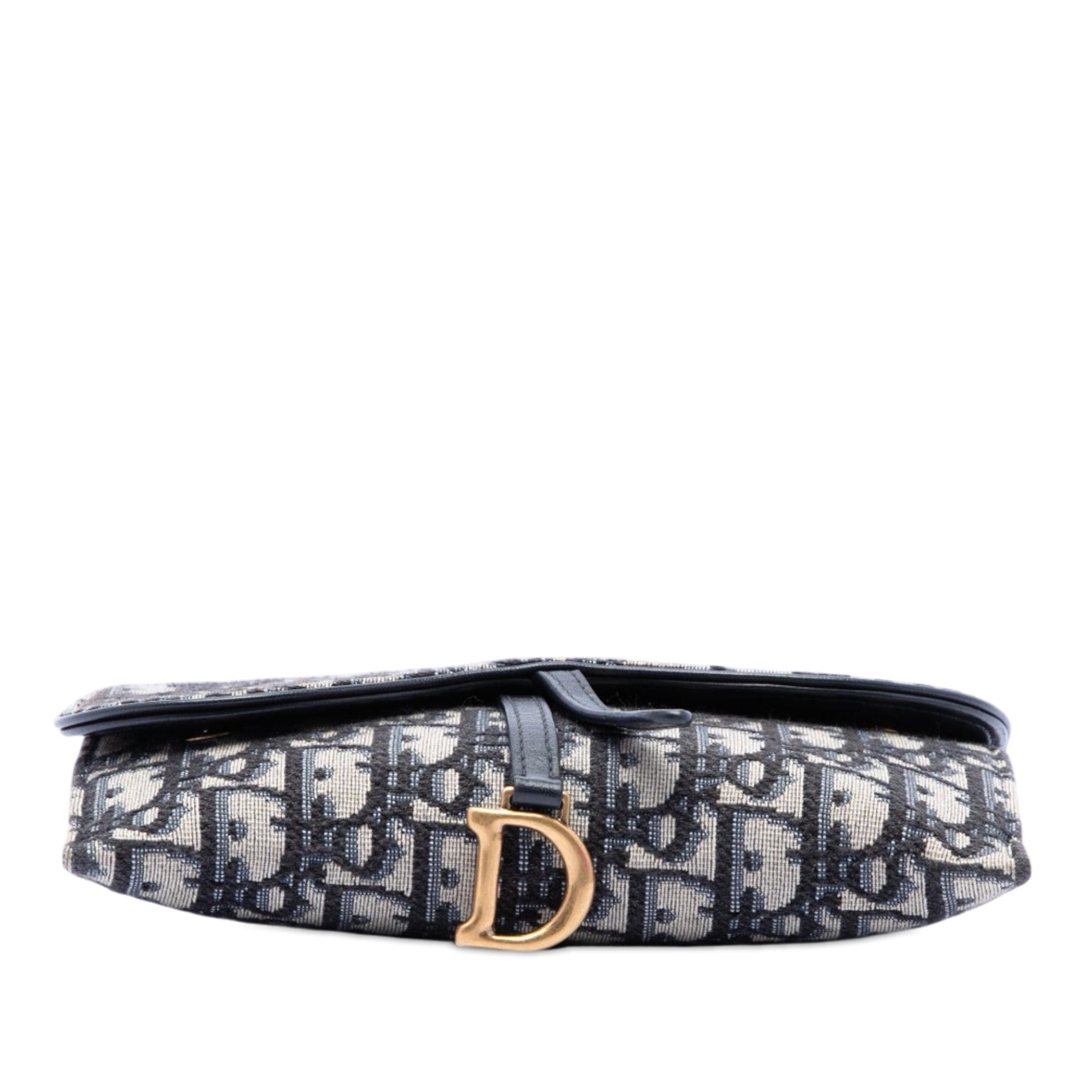 Dior Oblique Canvas Saddle Wallet On Chain Size ONE SIZE - 3 Thumbnail