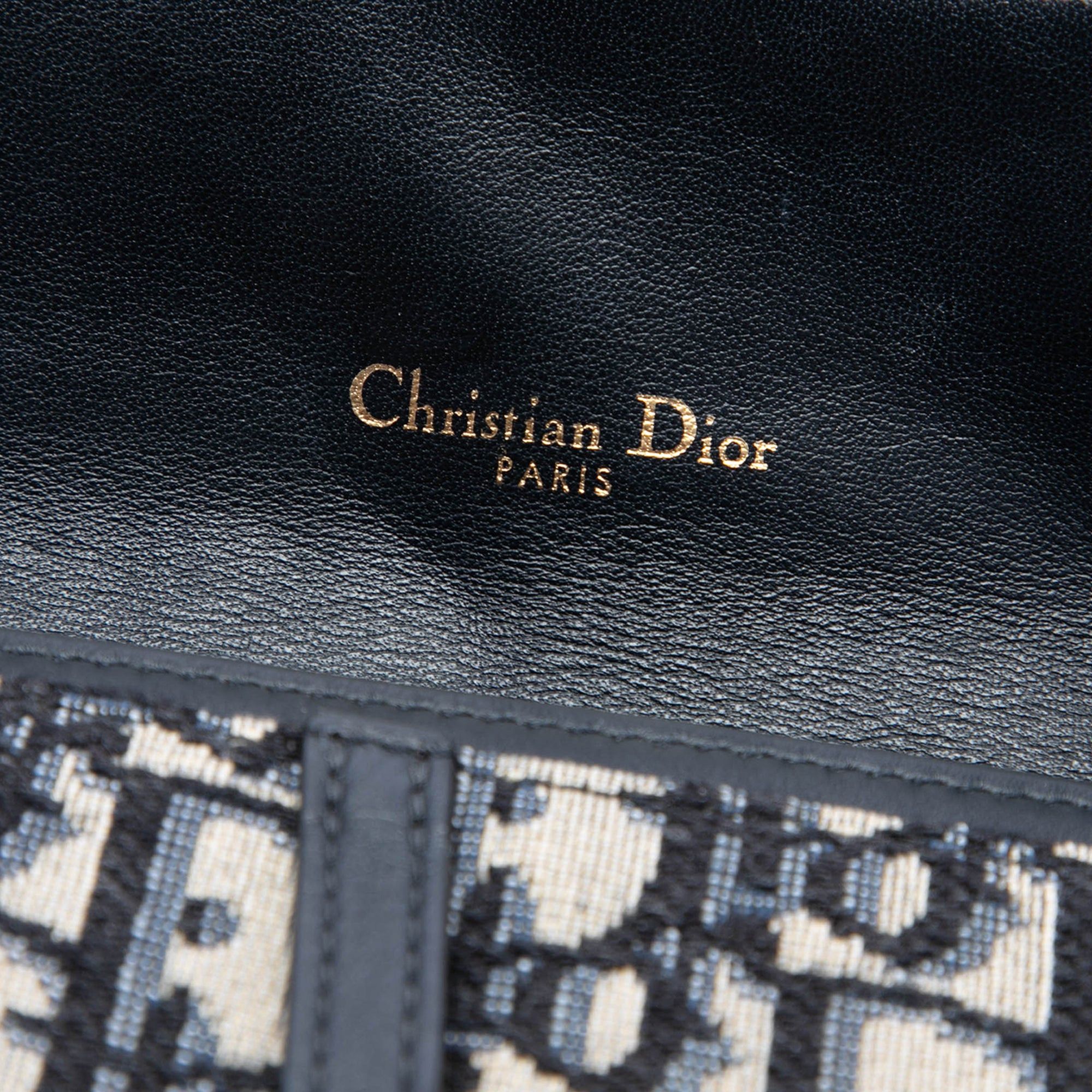 Dior Oblique Canvas Saddle Wallet On Chain Size ONE SIZE - 5 Thumbnail