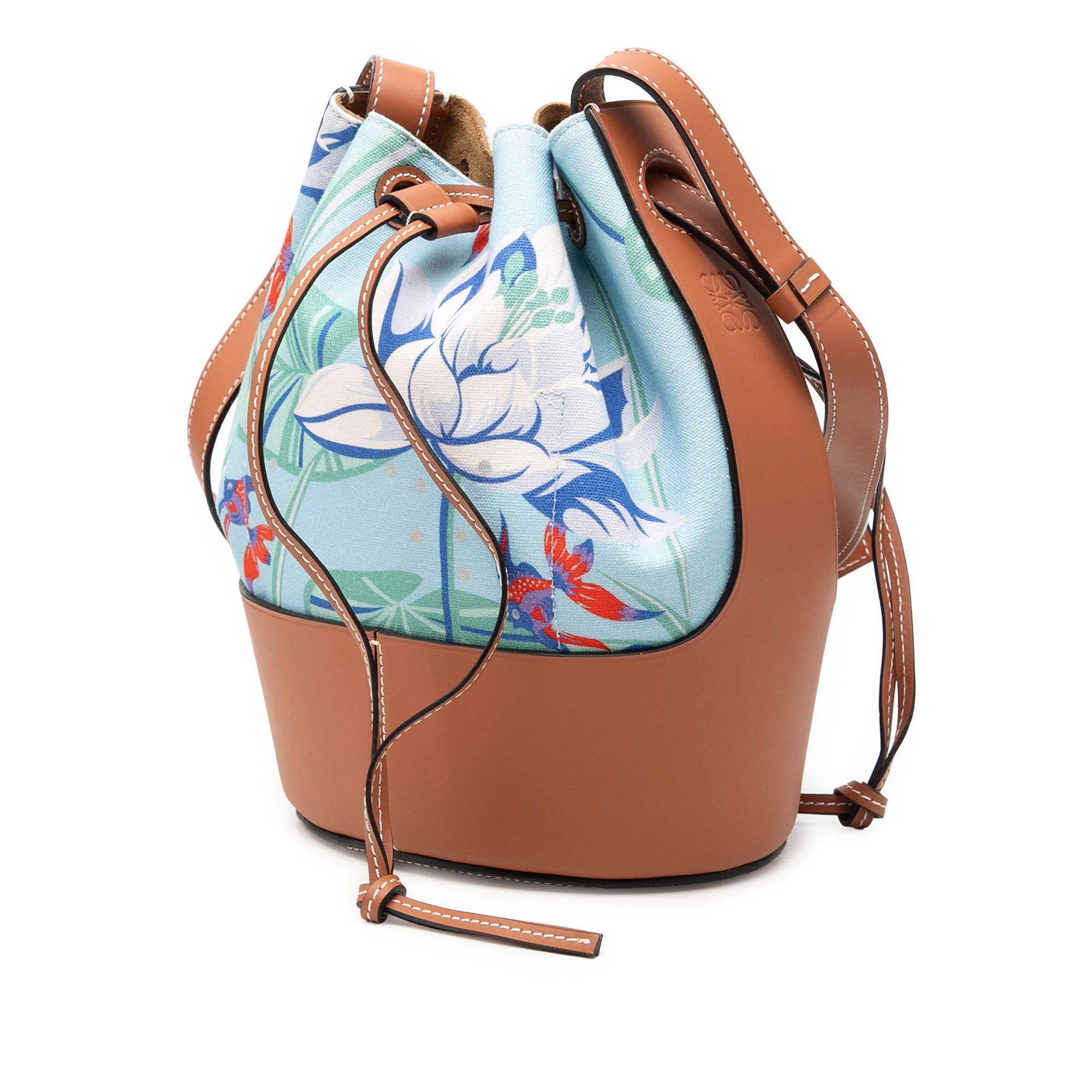 Loewe Paulas Ibiza Small Canvas Balloon Bucket Bag Size ONE SIZE - 2 Thumbnail