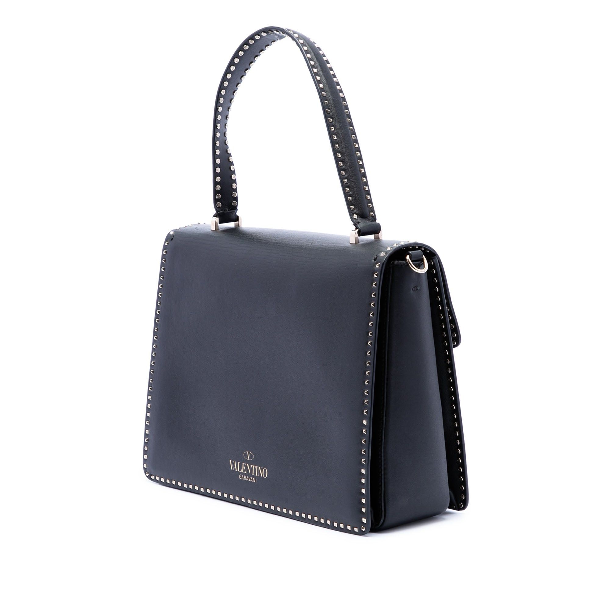 Valentino Leather Rockstud Top Handle Bag Size ONE SIZE - 2 Thumbnail