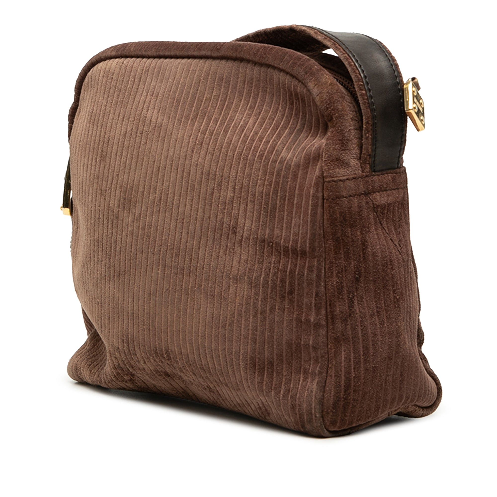 Loewe Corduroy Anagram Shoulder Bag Size ONE SIZE - 2 Thumbnail