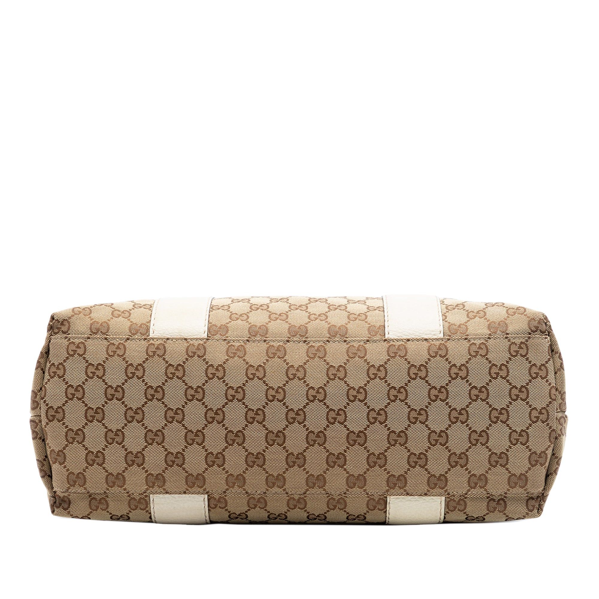 Gucci Medium GG Canvas Bamboo Libeccio Tote Size ONE SIZE - 3 Thumbnail