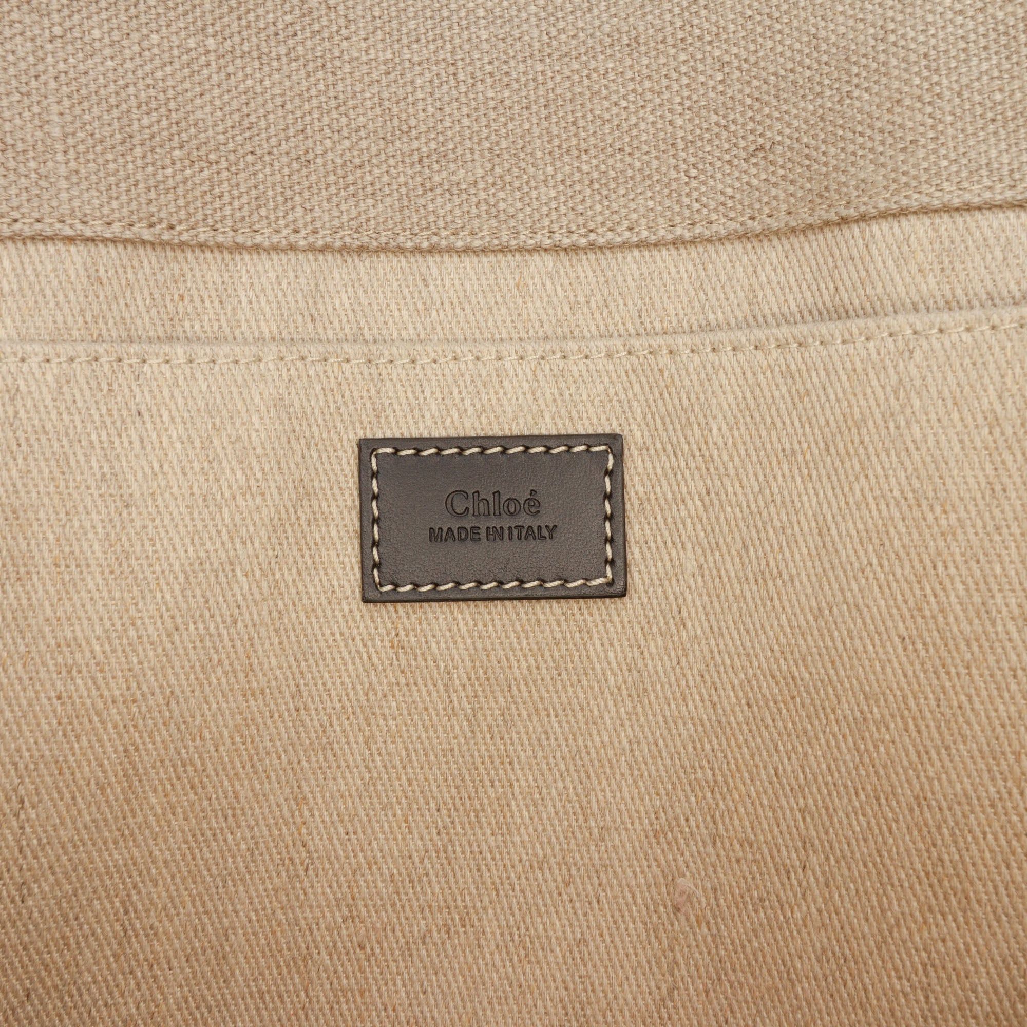 Chloe Large Woody Canvas Tote Bag Size ONE SIZE - 5 Thumbnail