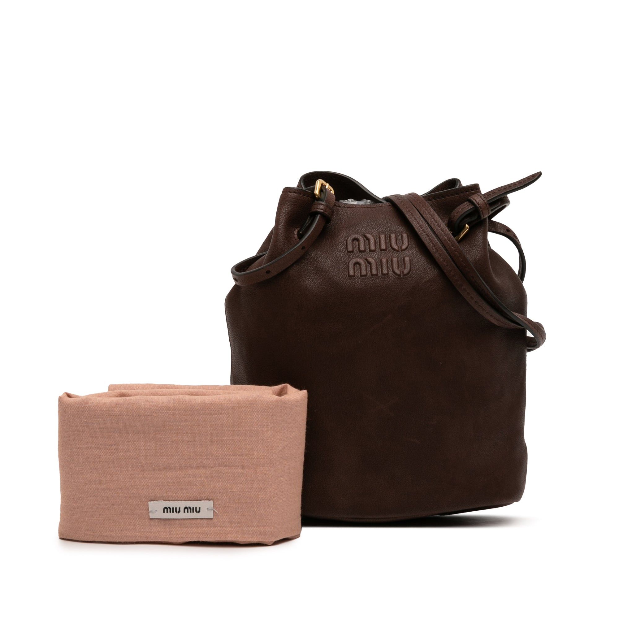 Miu Miu Mini Nappa Leather Crossbody Size ONE SIZE - 7 Thumbnail
