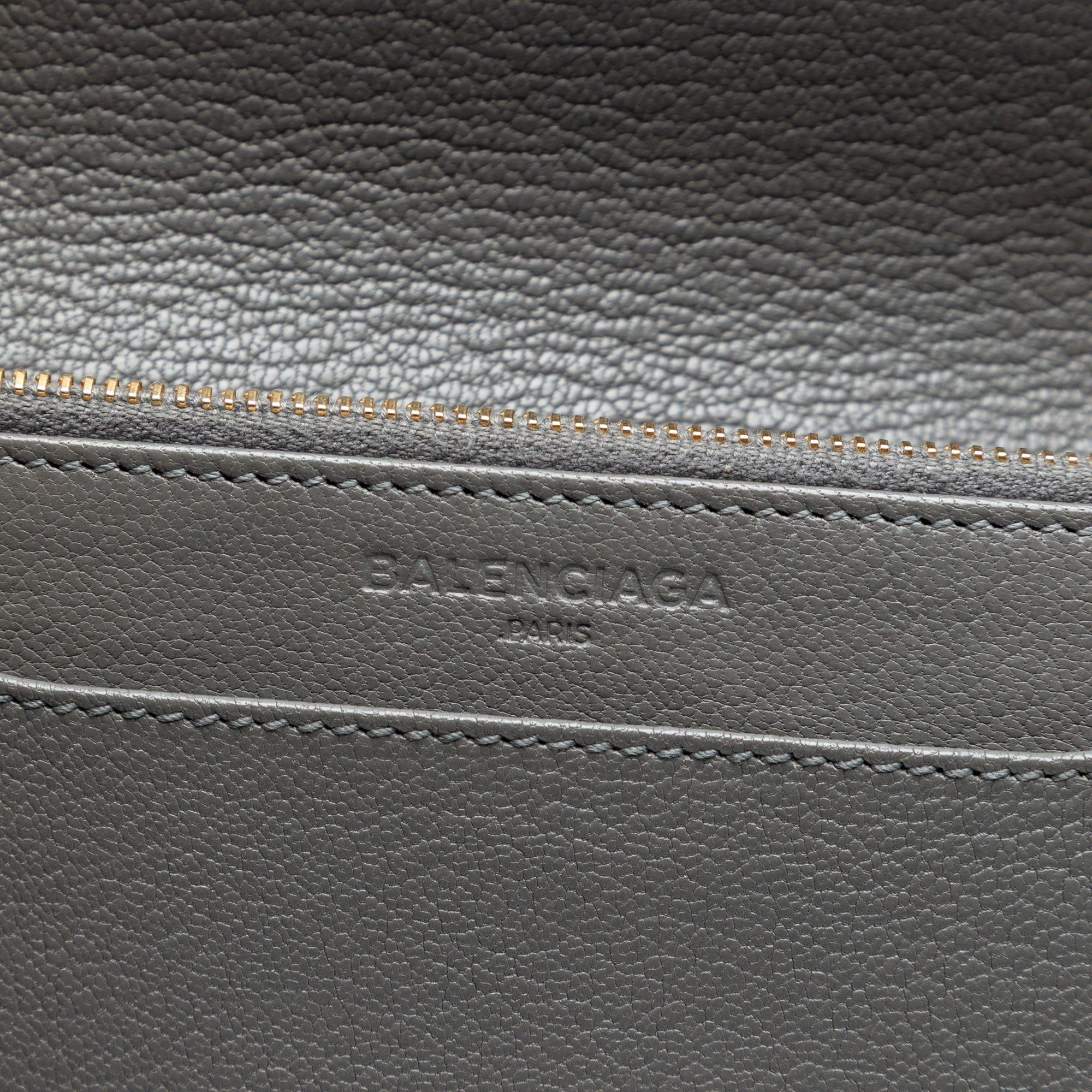 Balenciaga Chevre Motocross Metallic Edge Wallet on Chain Size ONE SIZE - 5 Thumbnail