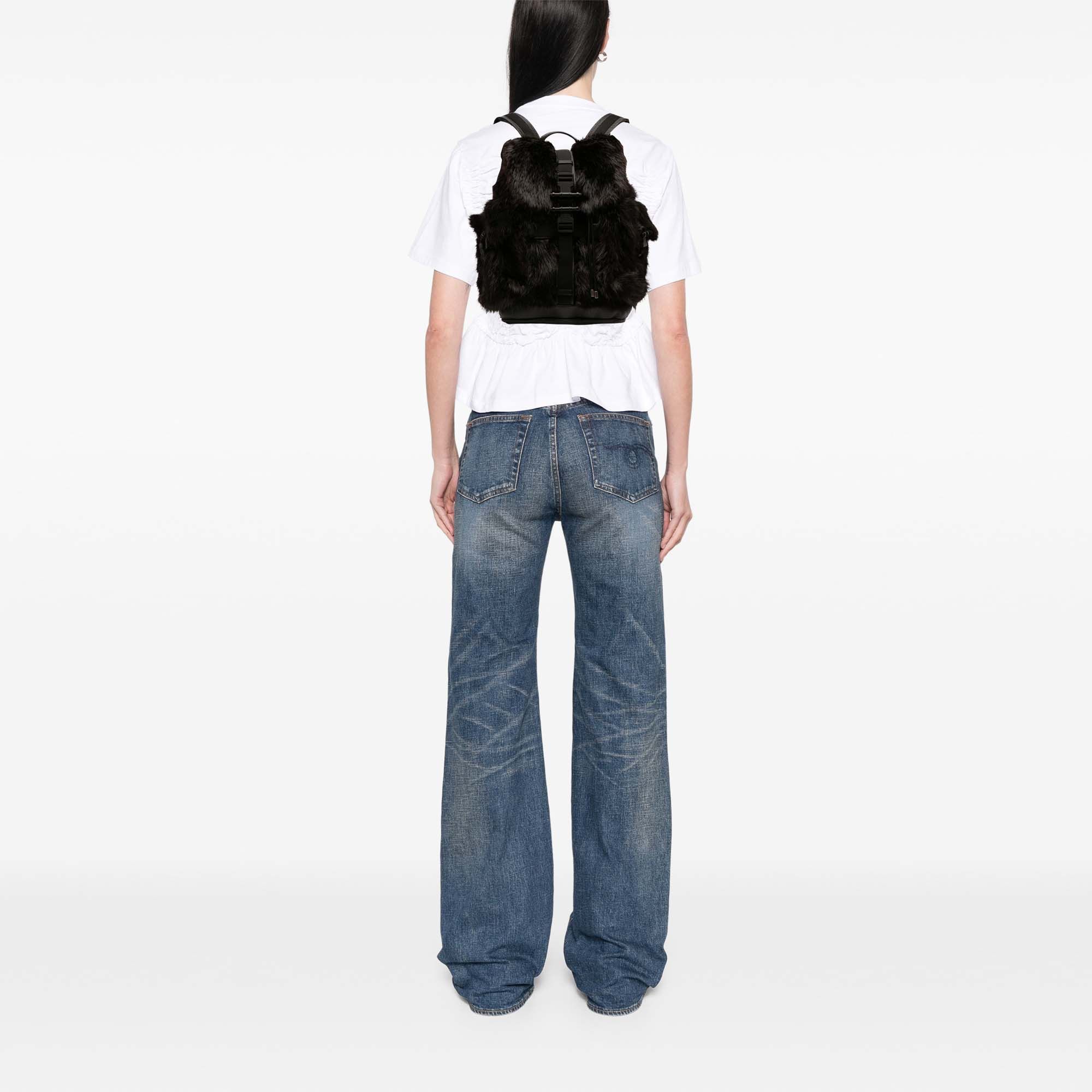 Givenchy Leather and Fur Obsedia Backpack Size ONE SIZE - 7 Thumbnail