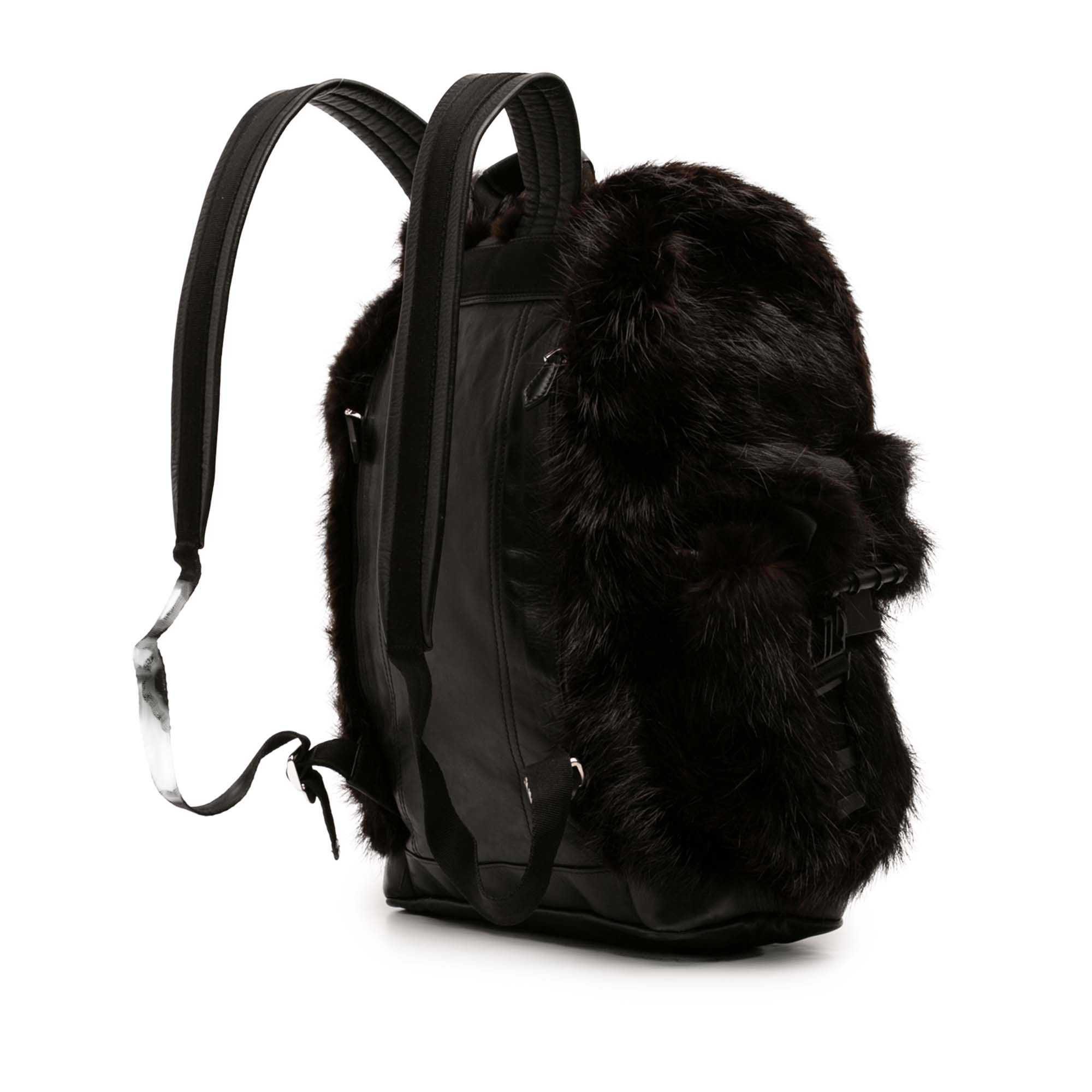Givenchy Leather and Fur Obsedia Backpack Size ONE SIZE - 2 Thumbnail