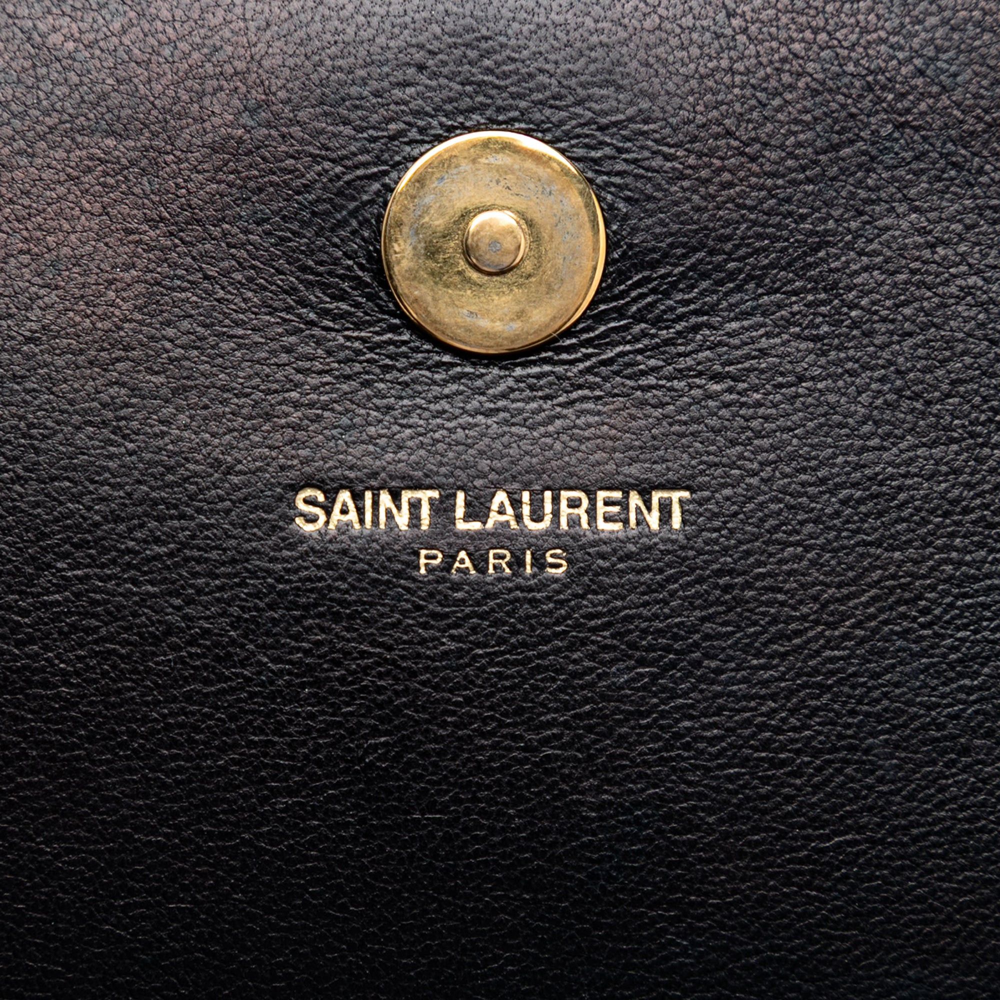 Saint Laurent Paris Suede Monogram Kate Tassel Clutch Size ONE SIZE - 5 Thumbnail