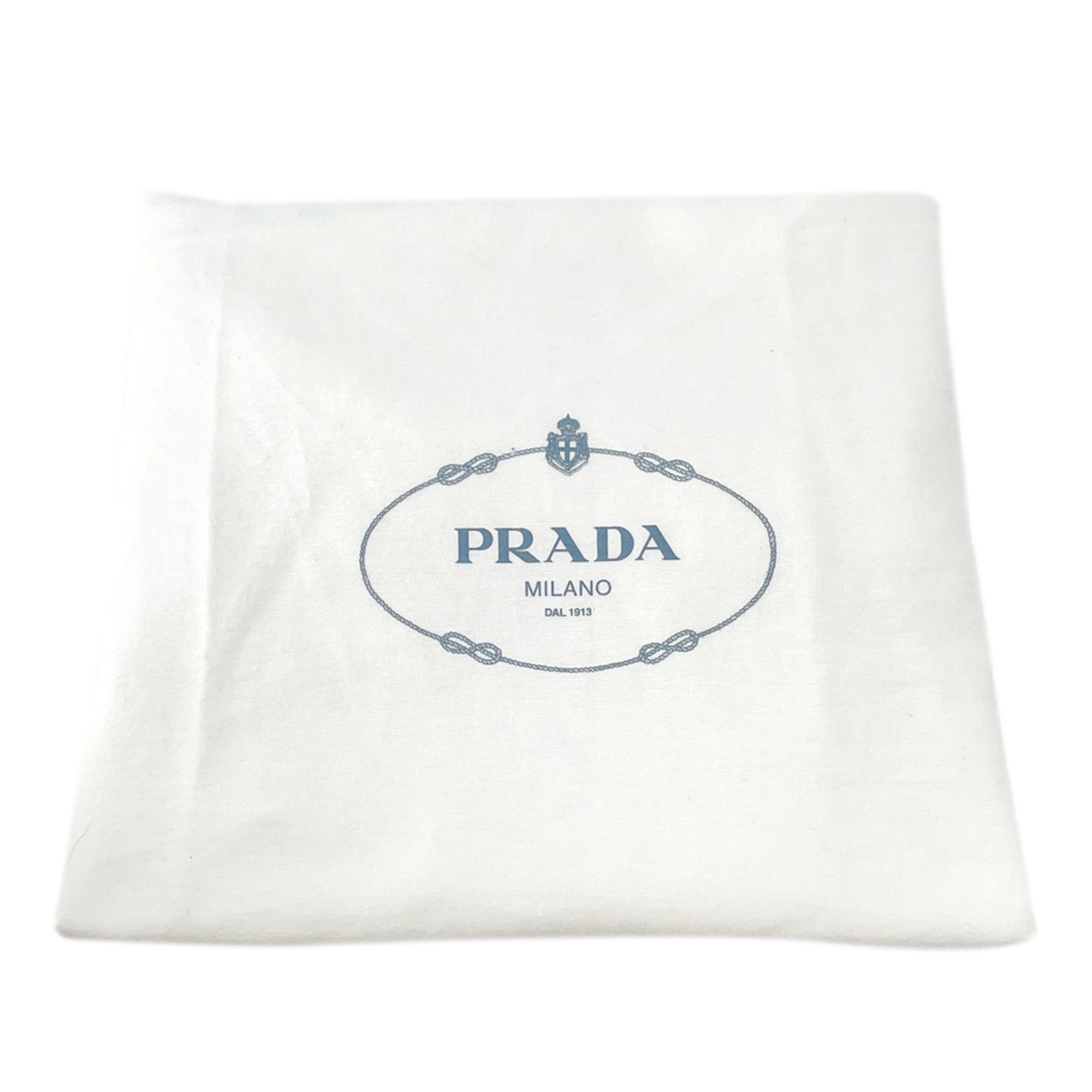 Prada Large Raffia Effect Crochet Embroidered Logo Tote Size ONE SIZE - 11 Thumbnail
