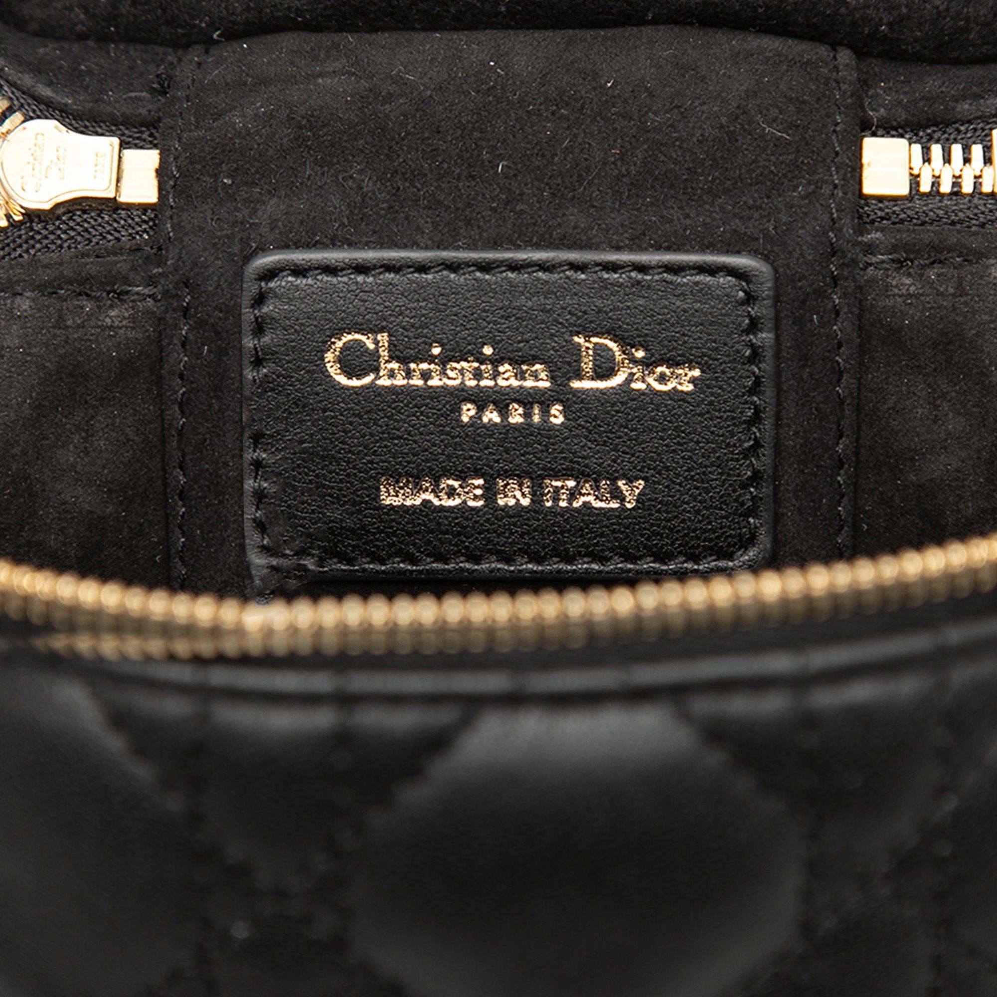 Dior Micro Lambskin Cannage Lady Dior Vanity Case Size ONE SIZE - 5 Thumbnail