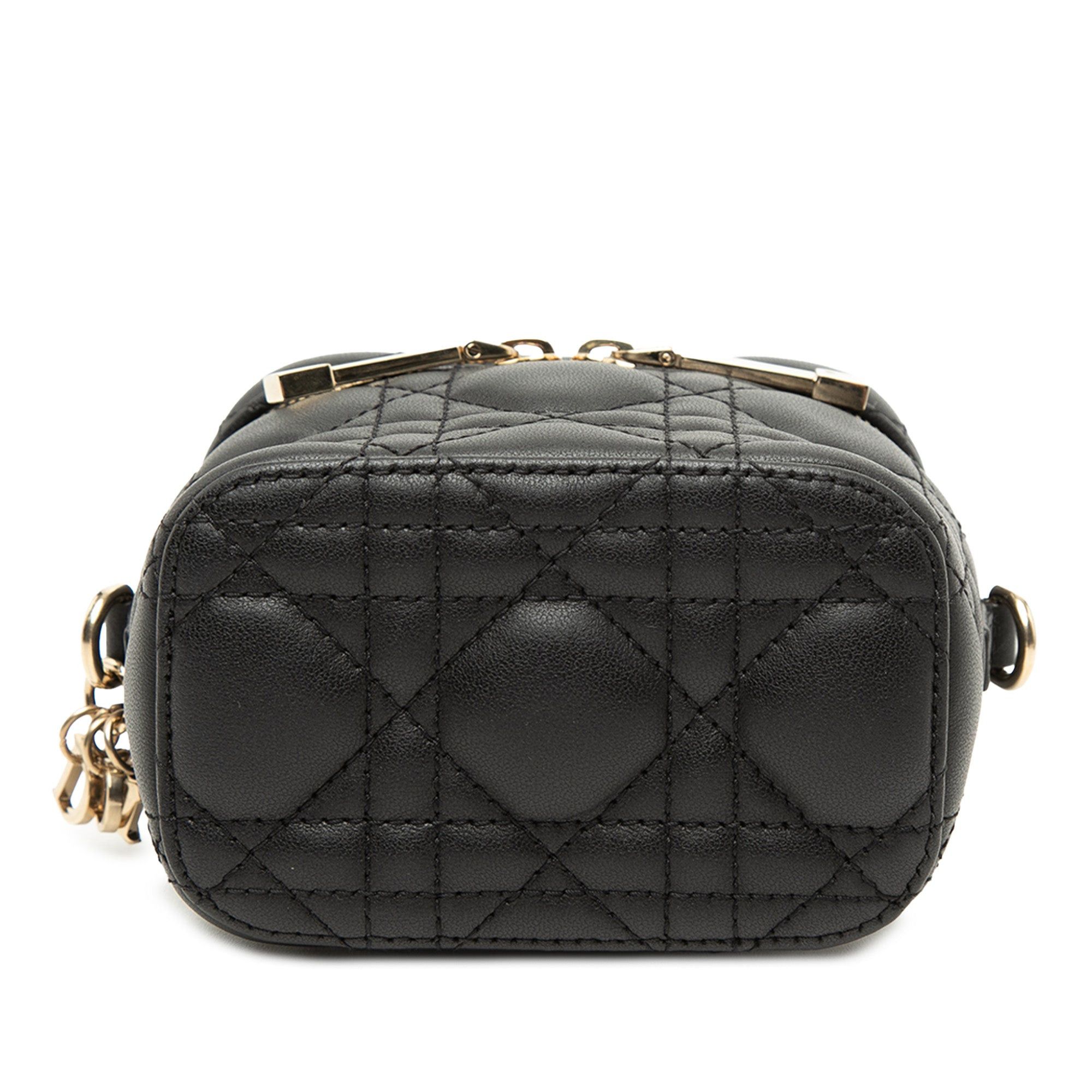 Dior Micro Lambskin Cannage Lady Dior Vanity Case Size ONE SIZE - 3 Thumbnail
