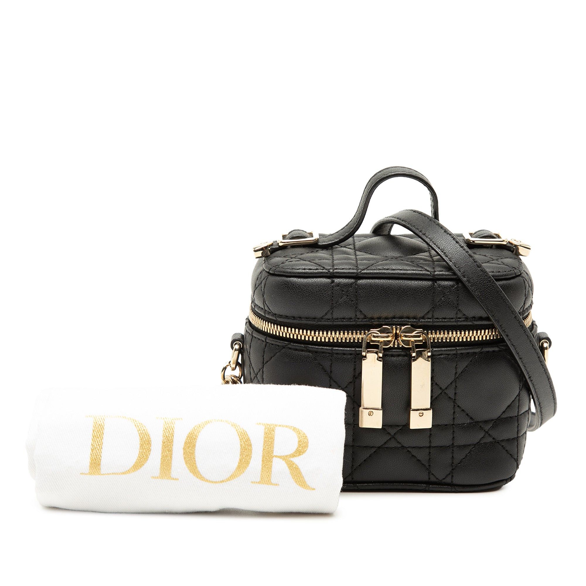 Dior Micro Lambskin Cannage Lady Dior Vanity Case Size ONE SIZE - 7 Thumbnail
