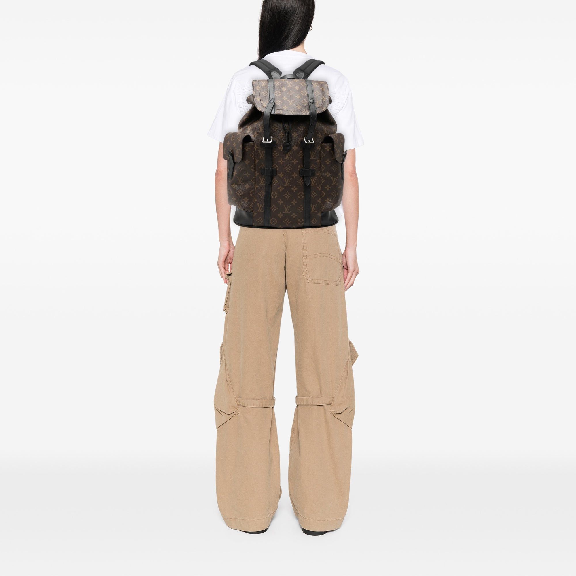 Louis Vuitton Monogram Macassar Christopher Backpack MM Size ONE SIZE - 7 Thumbnail