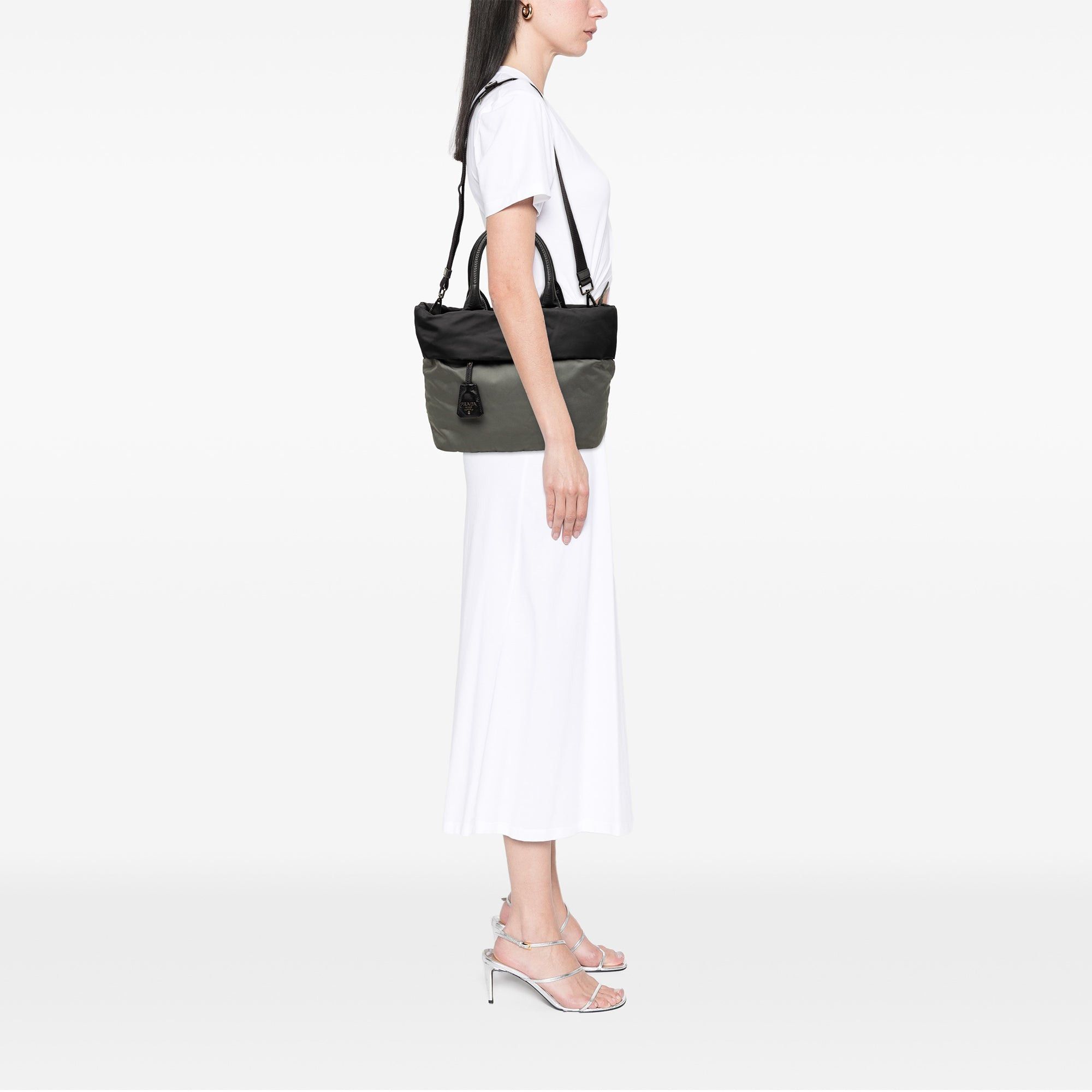 Prada Bicolor Tessuto Reversible Tote Size ONE SIZE - 6 Thumbnail