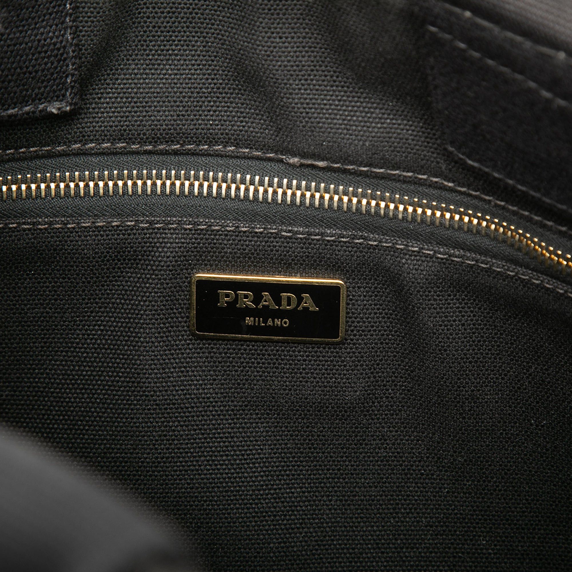 Prada Canvas Canapa Logo Satchel Size ONE SIZE - 5 Thumbnail