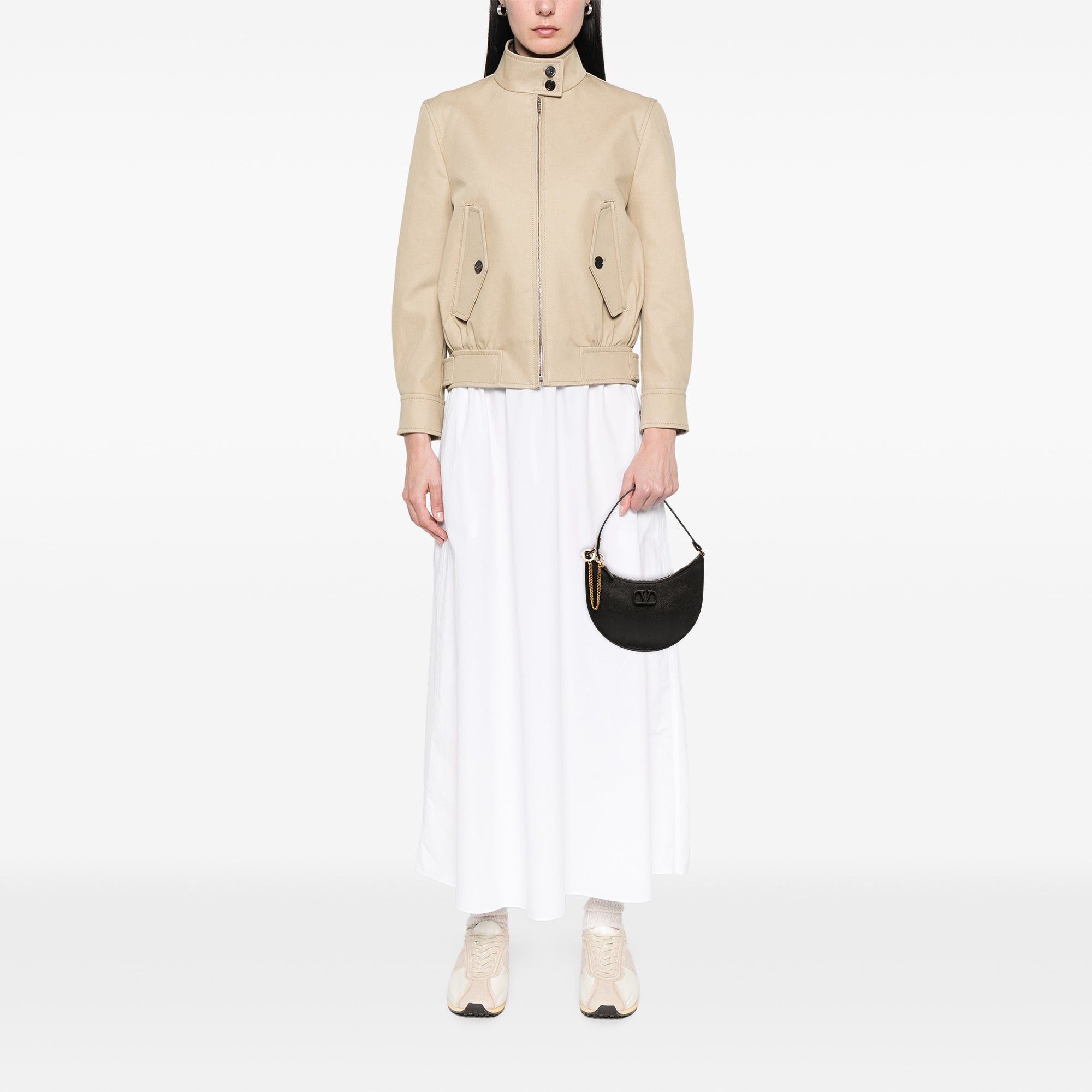 Valentino Mini Grainy Calfskin VLogo Hobo Size ONE SIZE - 6 Thumbnail
