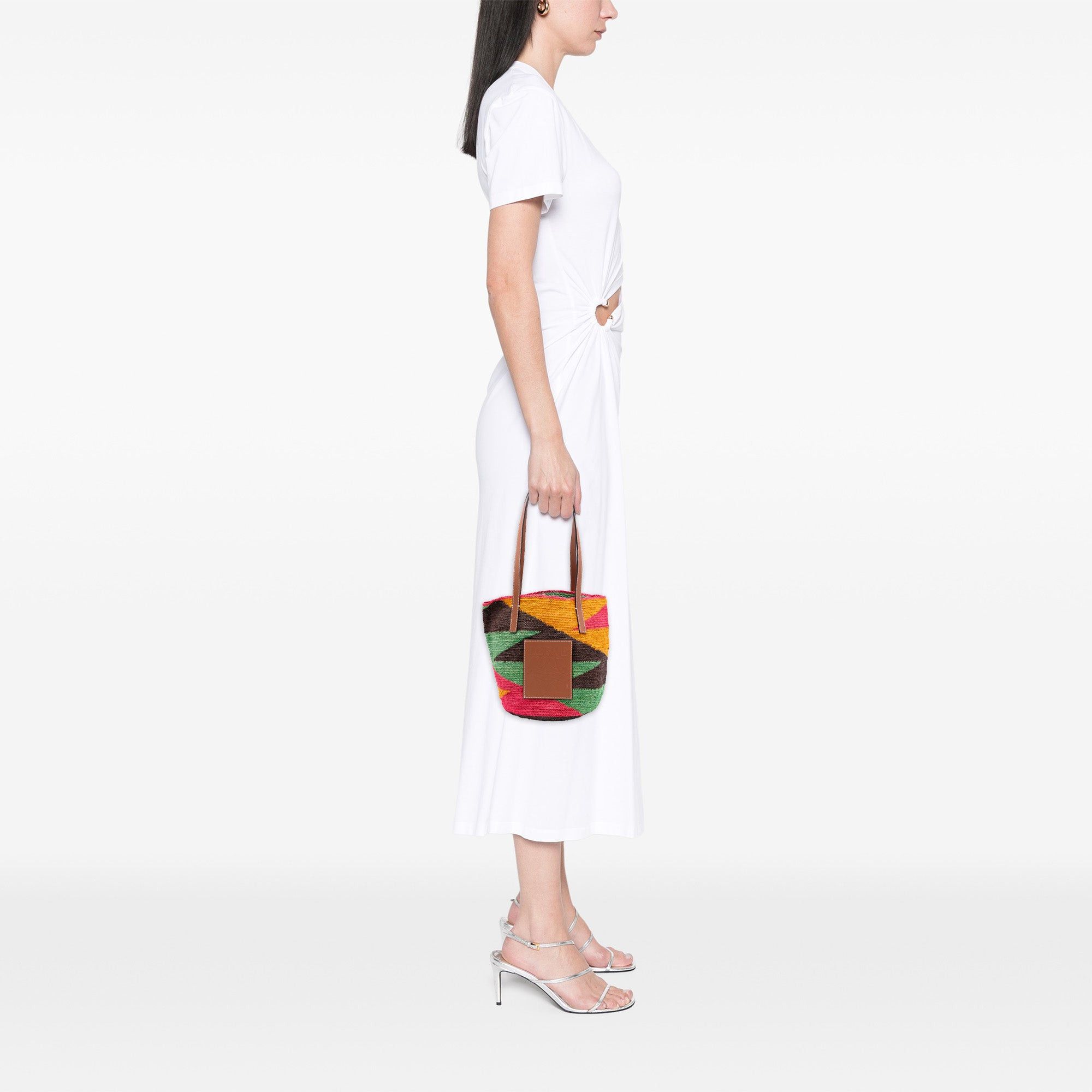 Loewe Paulas Ibiza Multicolor Straw Shigra Basket Tote Size ONE SIZE - 6 Thumbnail