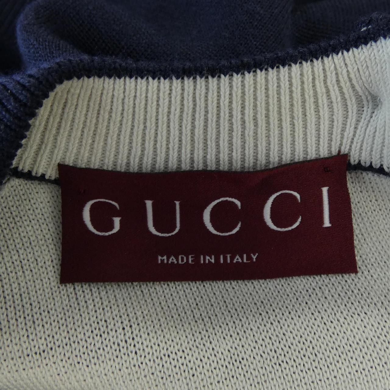 Gucci Gucci Gucci Intercia Wool Knit Top Textile Tops 792130XKD3P DUTY FREE for USA Size ONE SIZE - 4 Thumbnail