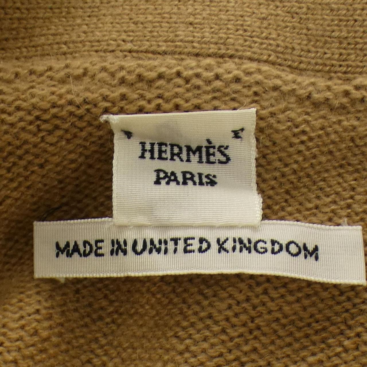 Hermes Hermes Hermes Cashmere Long Cardigan Textile Outerwear DUTY FREE for USA Size ONE SIZE - 4 Thumbnail