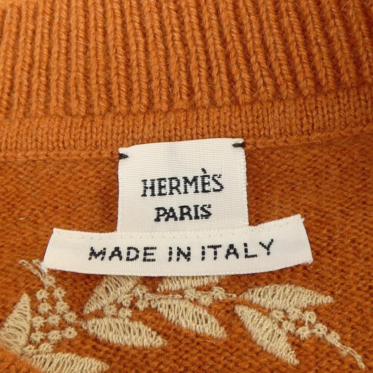 Hermes Hermes Hermes CLIQUETIS Cashmere Knitwear Textile Tops DUTY FREE for USA Size ONE SIZE - 4 Thumbnail