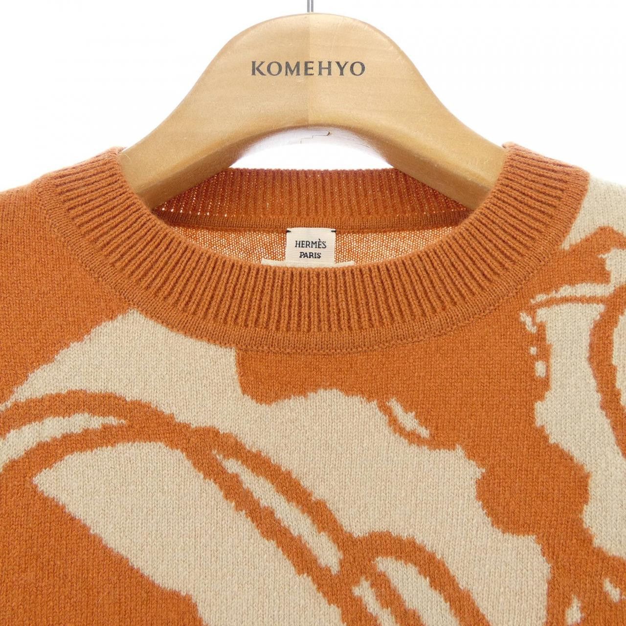 Hermes Hermes Hermes CLIQUETIS Cashmere Knitwear Textile Tops DUTY FREE for USA Size ONE SIZE - 5 Thumbnail