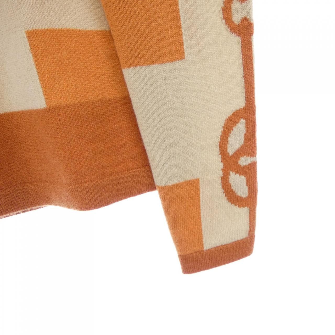 Hermes Hermes Hermes CLIQUETIS Cashmere Knitwear Textile Tops DUTY FREE for USA Size ONE SIZE - 6 Thumbnail