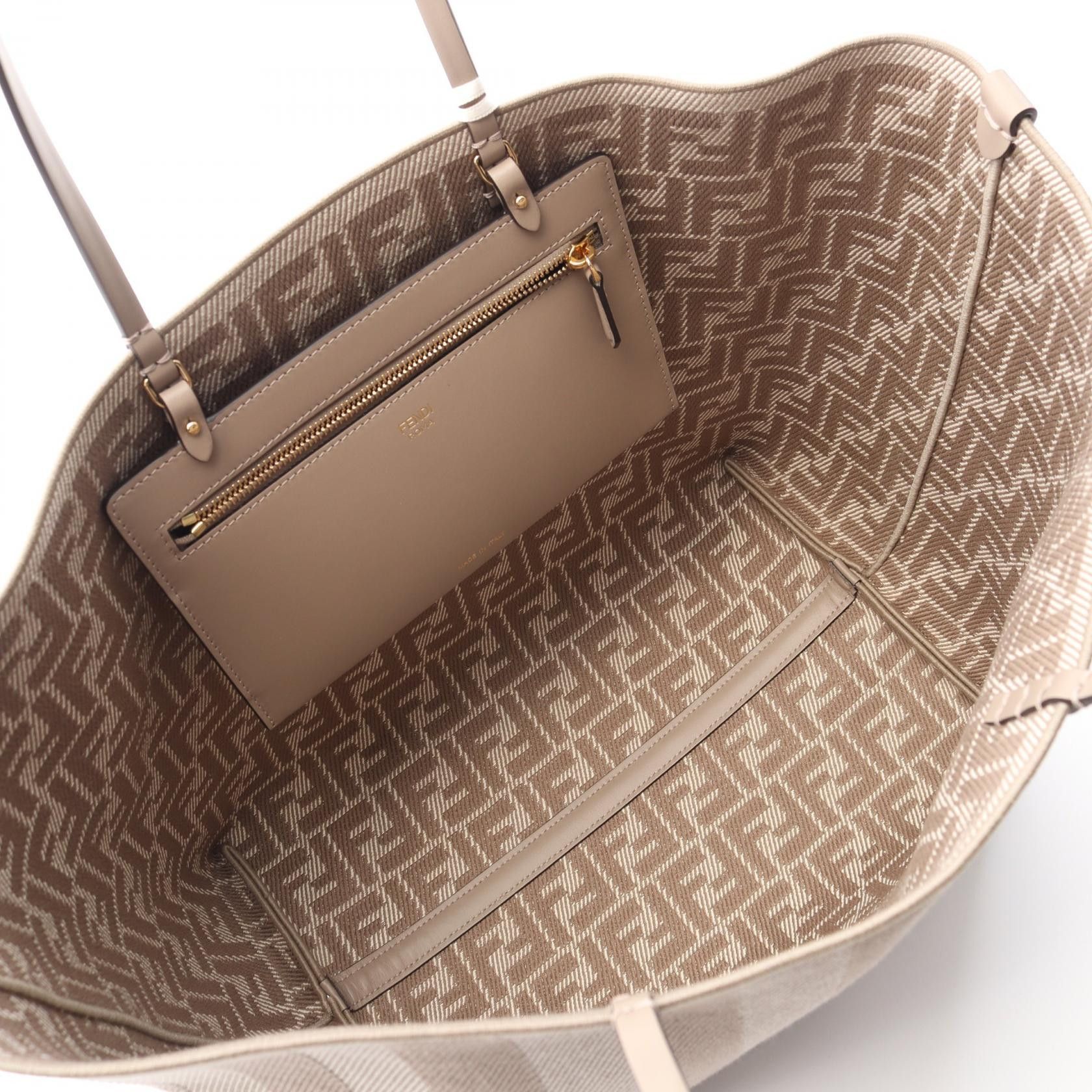 Fendi Fendi FENDI LARGE ROLL tote bag Leather Tote Bag 8BH425AUPJF1SNP DUTY FREE for USA Size ONE SIZE - 3 Thumbnail
