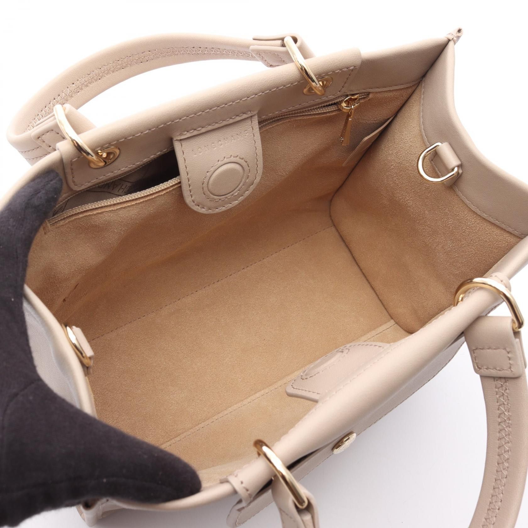 Longchamp Longchamp Longchamp Cabas Longchamp Leather Handbag Leather Handbag 10309HGO266 DUTY FREE for USA Size ONE SIZE - 3 Thumbnail