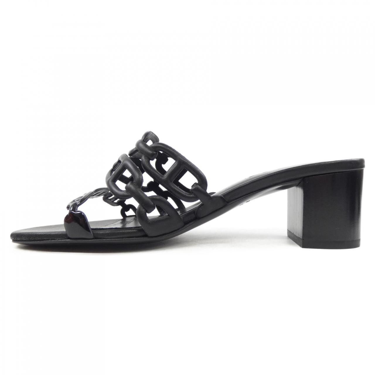 Hermes Hermes Hermes Tandem Chaine dAncre Leather Sandals Leather Shoes DUTY FREE for USA Size ONE SIZE - 2 Thumbnail