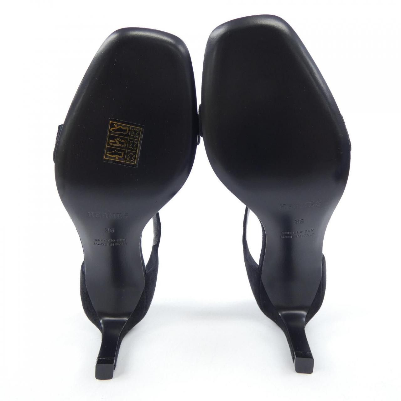 Hermes Hermes Hermes Judy Leather Sandals Leather Shoes DUTY FREE for USA Size ONE SIZE - 4 Thumbnail
