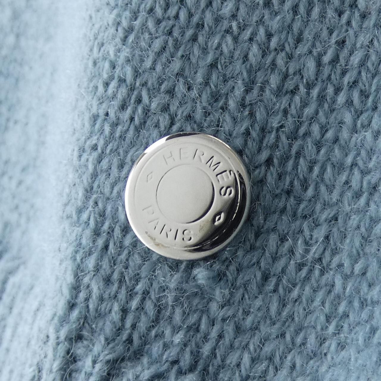 Hermes Hermes Hermes Clou De Selle Cashmere Cardigan 38 Textile Tops DUTY FREE for USA Size ONE SIZE - 7 Thumbnail