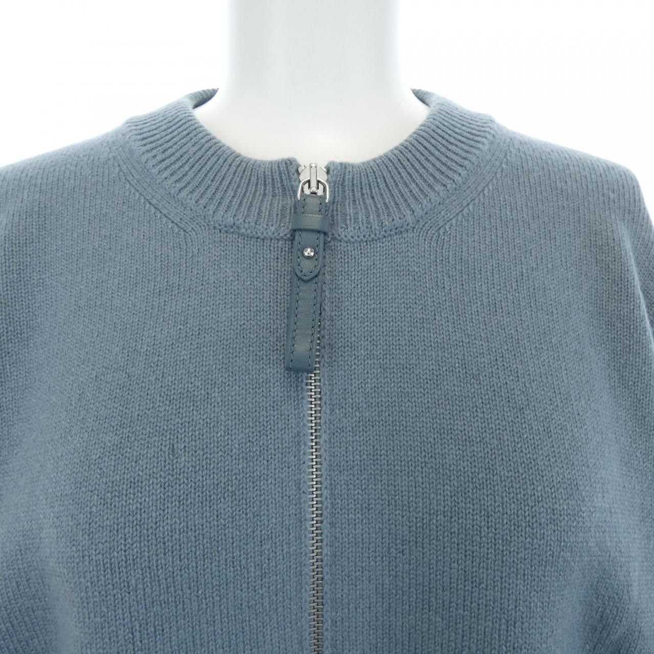 Hermes Hermes Hermes Clou De Selle Cashmere Cardigan 38 Textile Tops DUTY FREE for USA Size ONE SIZE - 5 Thumbnail