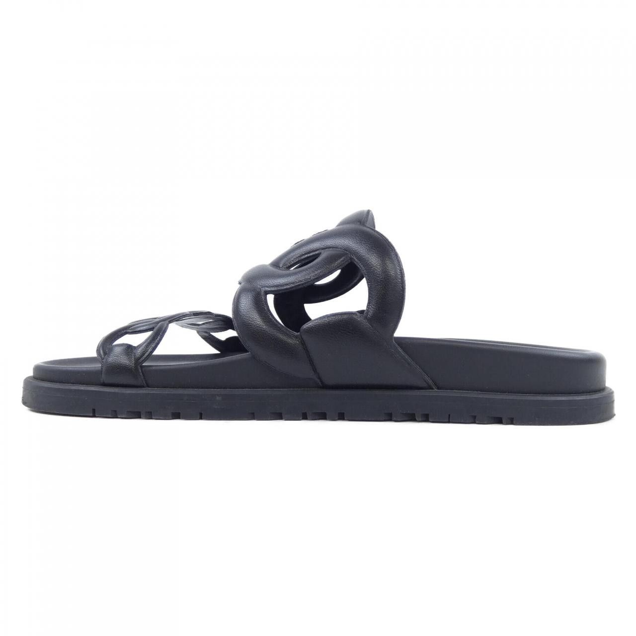 Hermes Hermes Hermes Extra Chaine dAncre Nappa Sandals Leather Shoes DUTY FREE for USA Size ONE SIZE - 2 Thumbnail