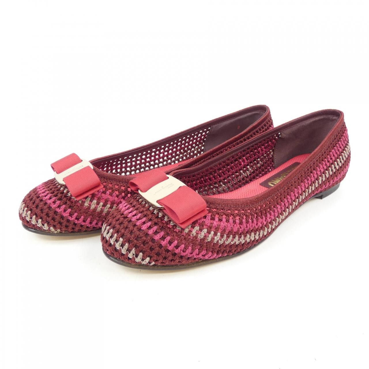 Salvatore Ferragamo Salvatore Ferragamo Salvatore Ferragamo Flat Shoes Leather Shoes DUTY FREE for USA Size ONE SIZE - 3 Thumbnail