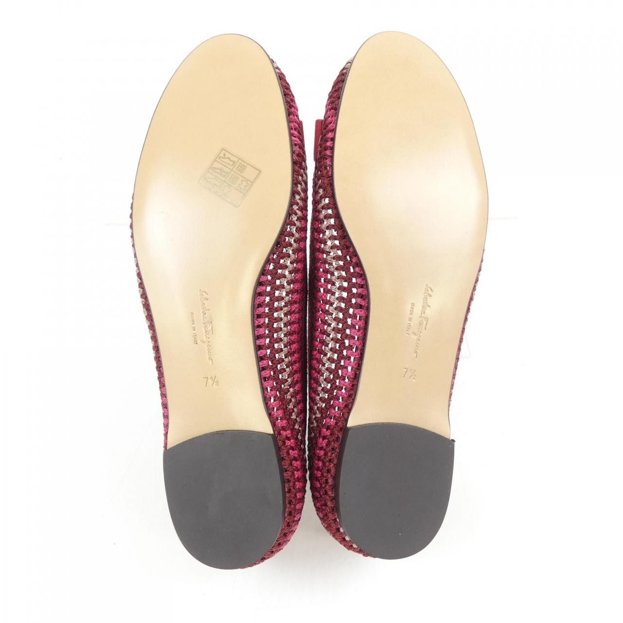 Salvatore Ferragamo Salvatore Ferragamo Salvatore Ferragamo Flat Shoes Leather Shoes DUTY FREE for USA Size ONE SIZE - 4 Thumbnail